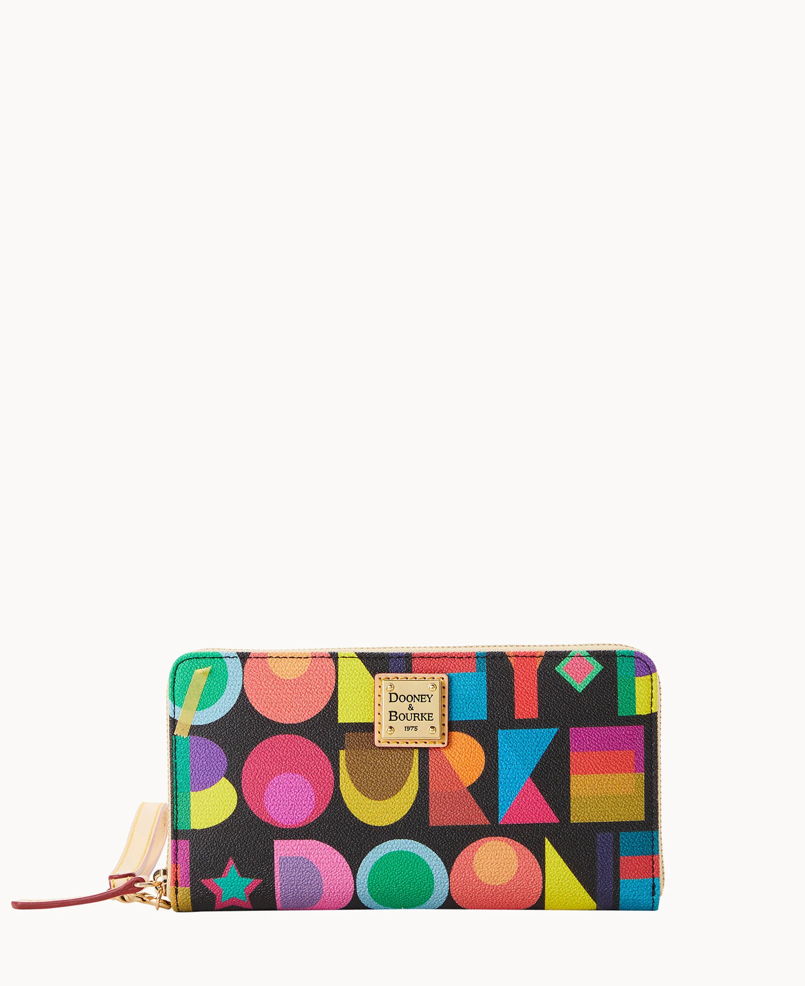 Art Deco Large Zip Around Wristlet - Image 4