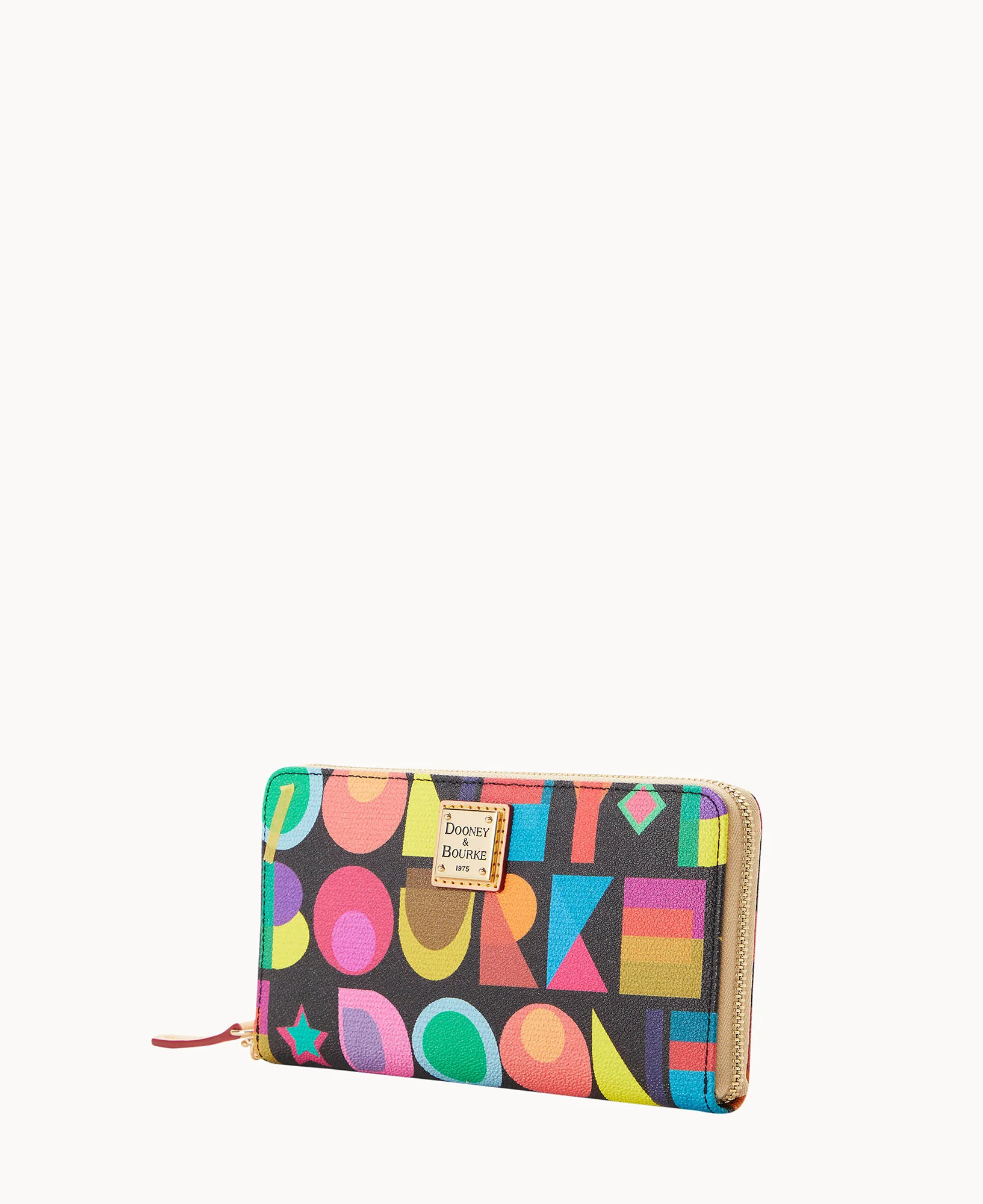Art Deco Large Zip Around Wristlet - Image 5