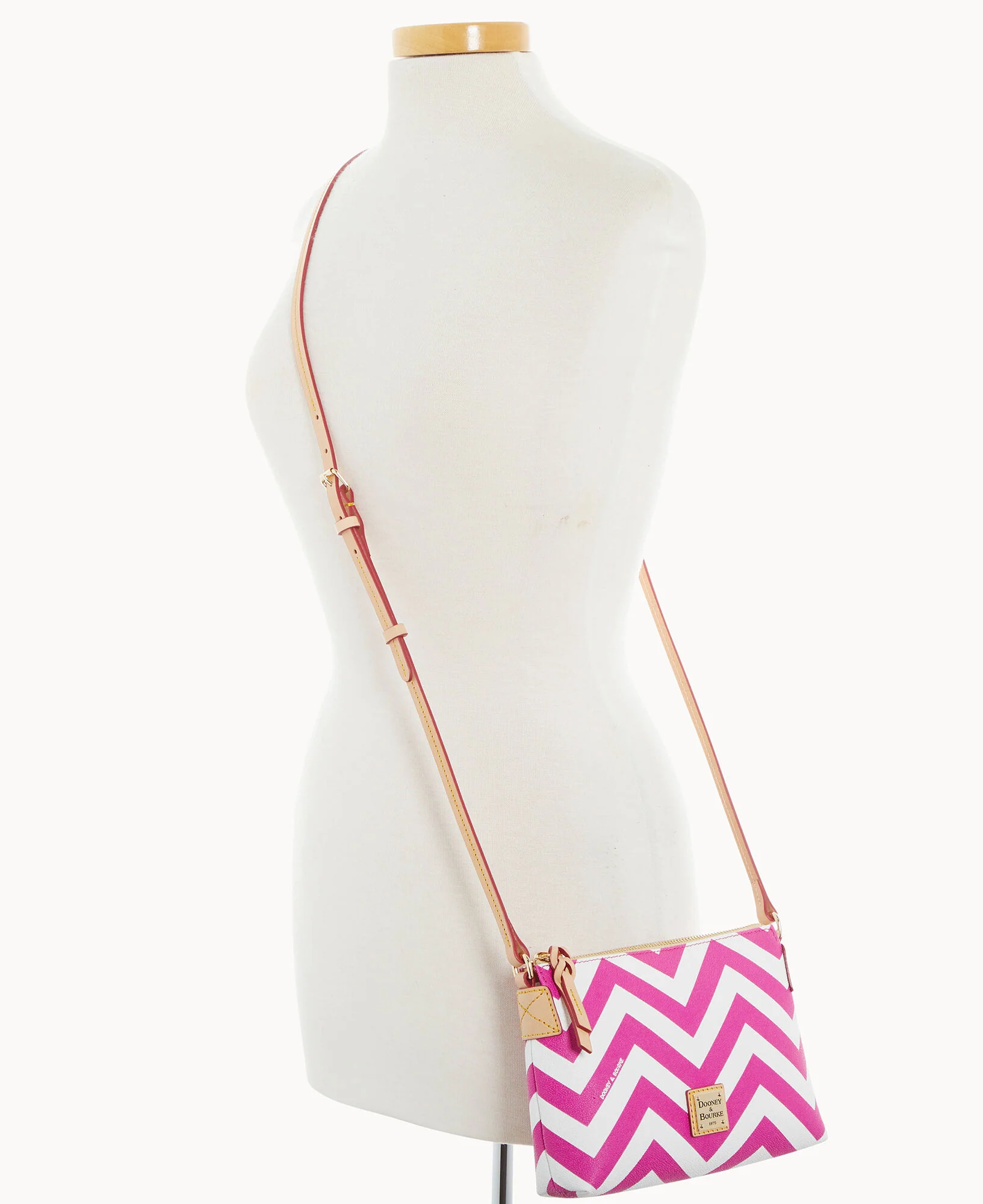 Chevron Crossbody Pouchette - Image 4