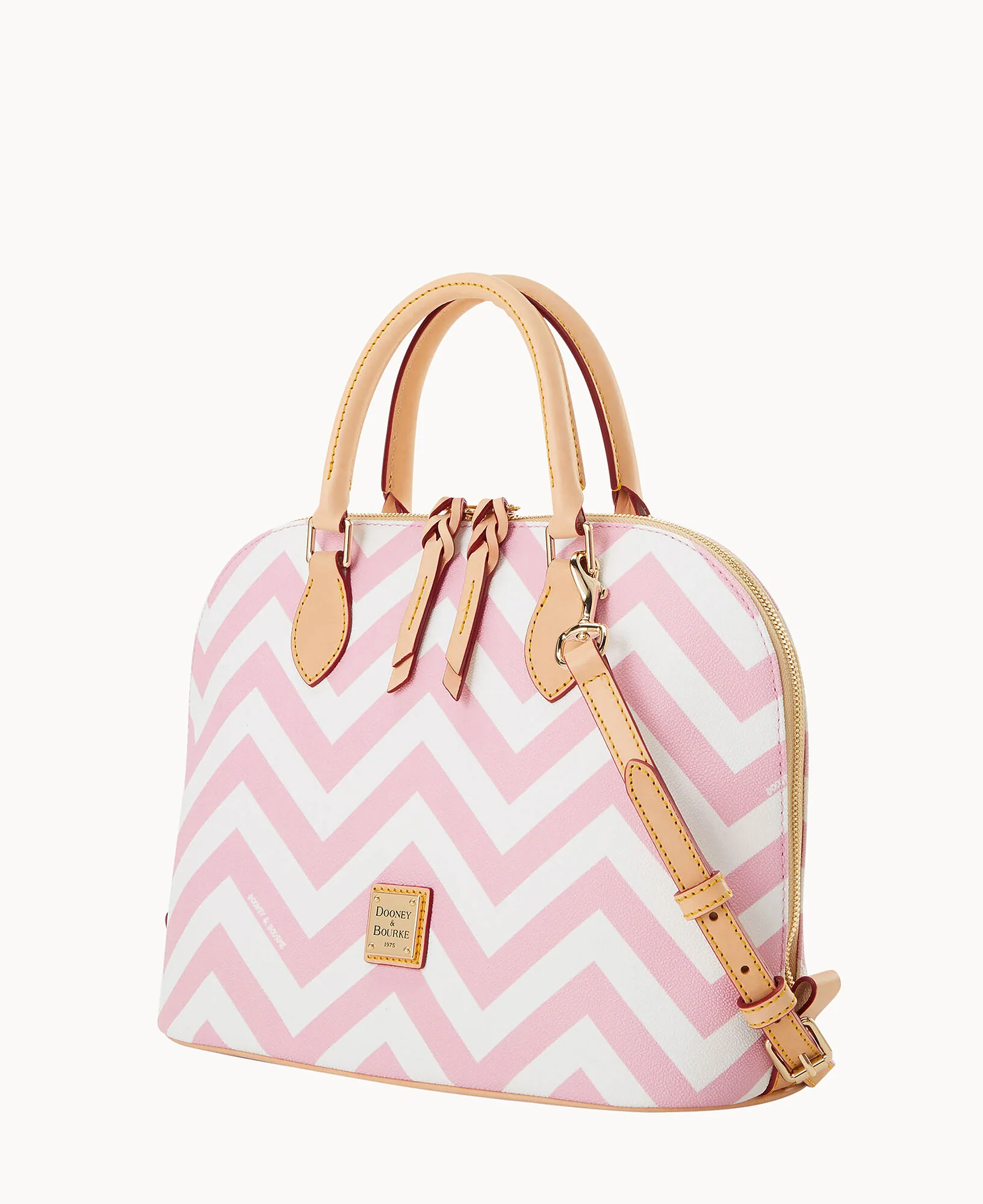 Chevron Zip Zip Satchel - Image 12