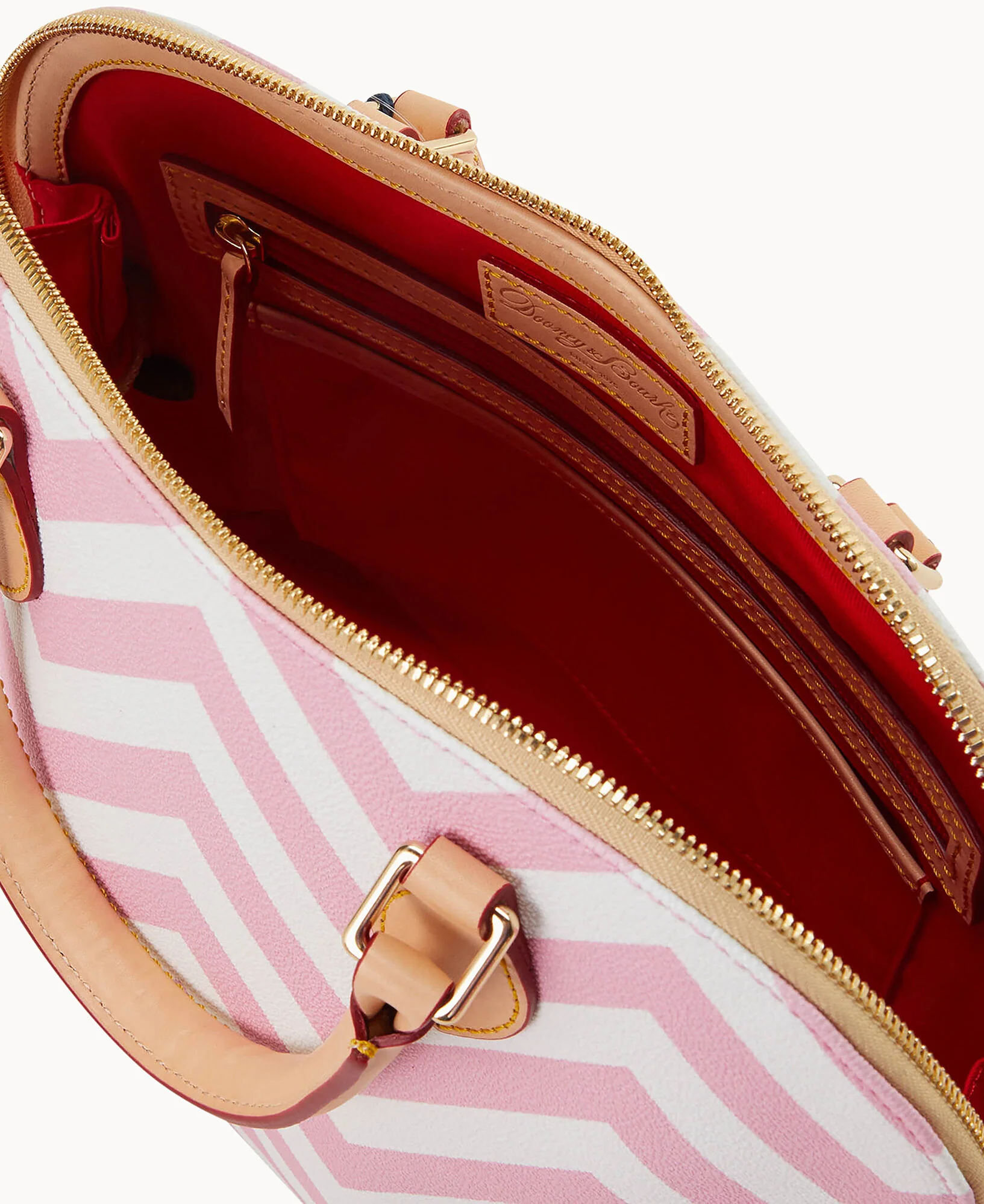 Chevron Zip Zip Satchel - Image 13