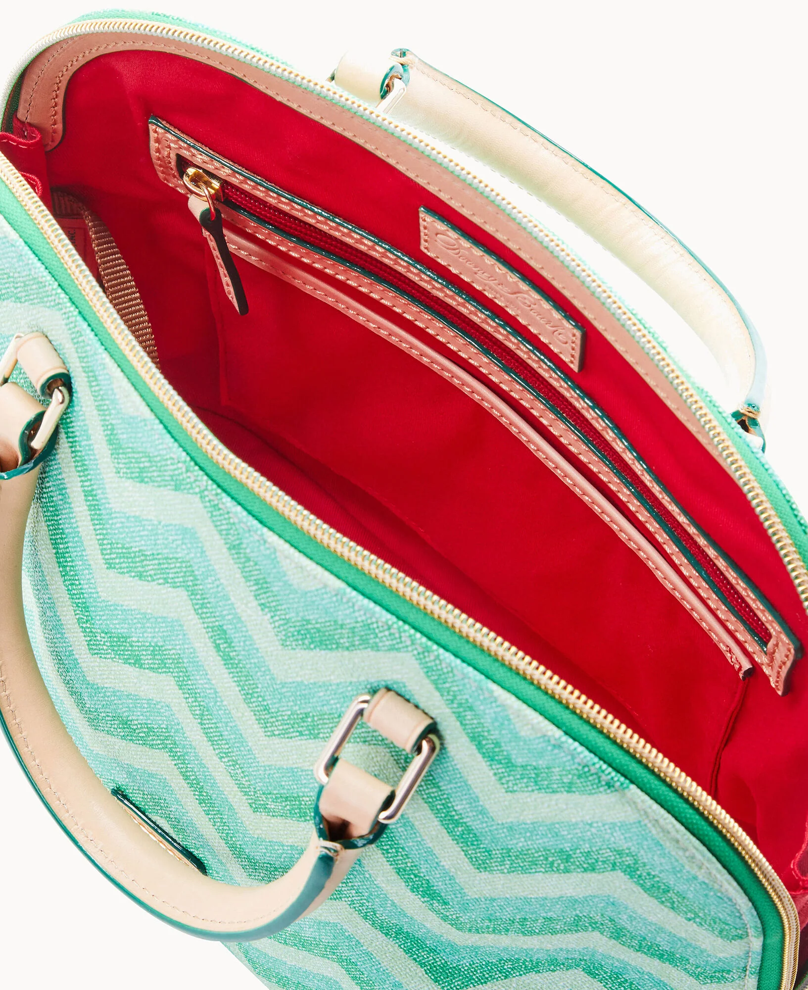 Chevron Zip Zip Satchel - Image 23