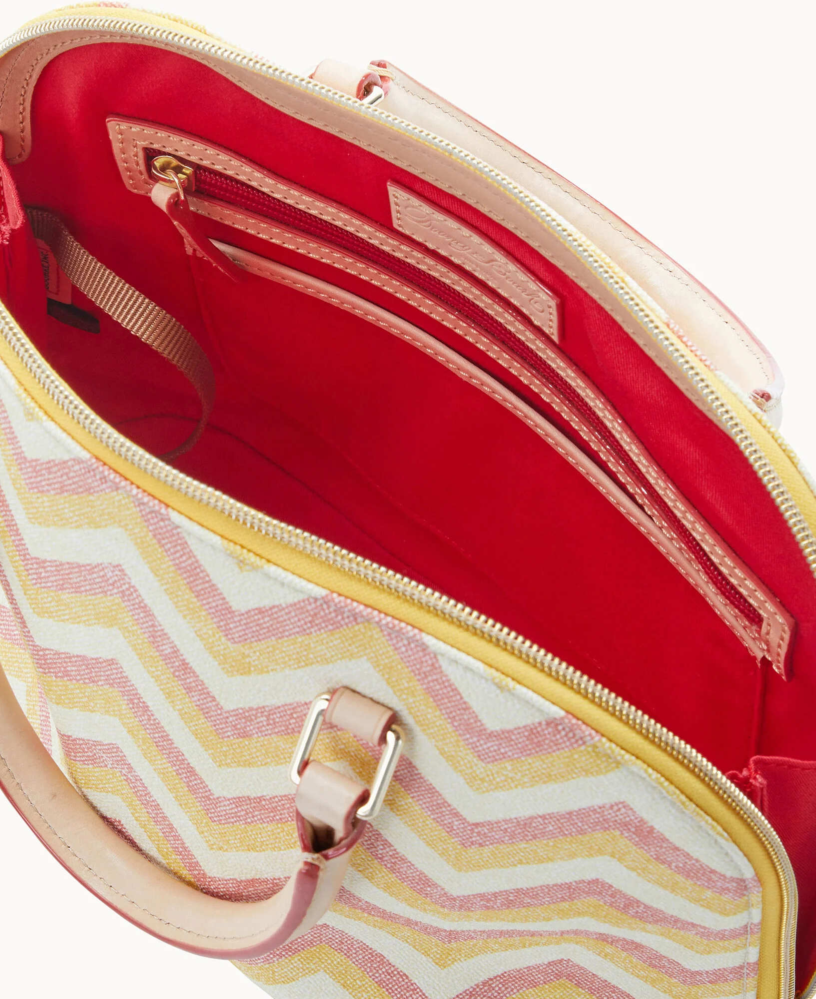 Chevron Zip Zip Satchel - Image 27