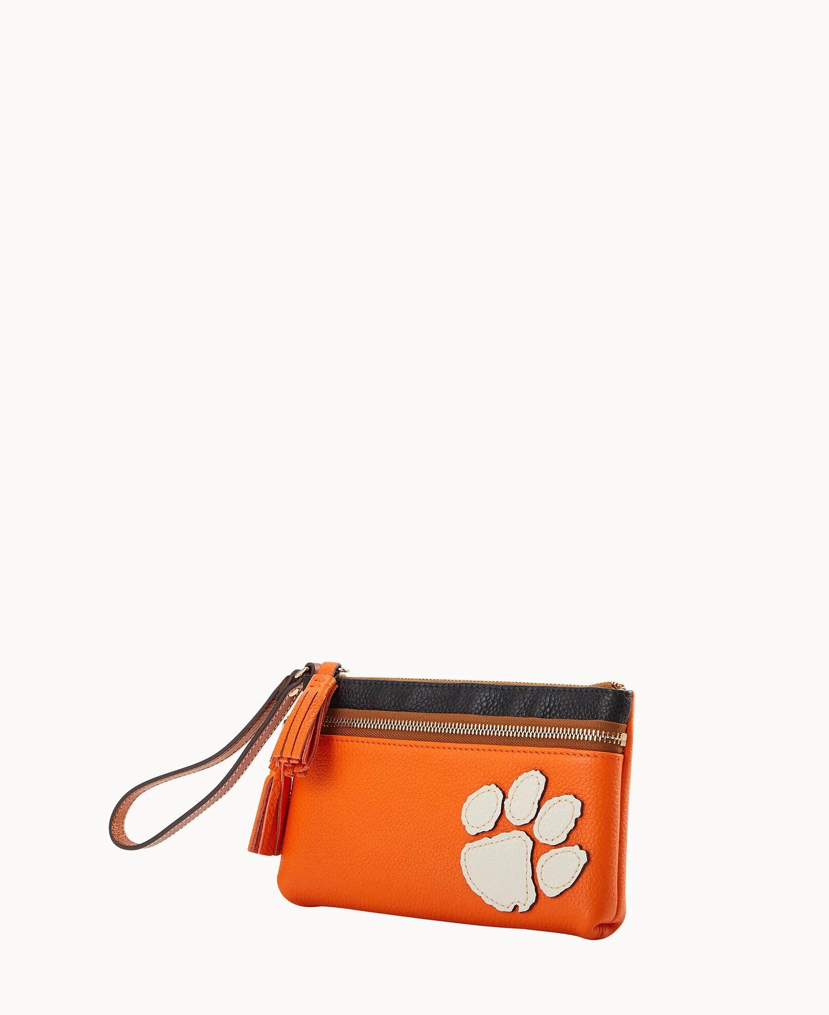 Collegiate Clemson Double Zip Wristlet - Image 2