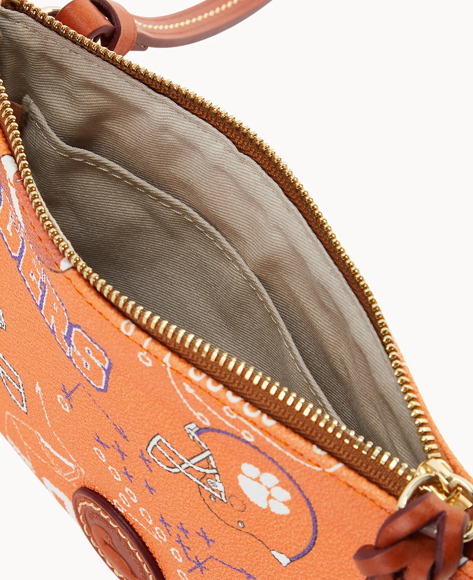 Collegiate Clemson Top Zip Crossbody - Image 3