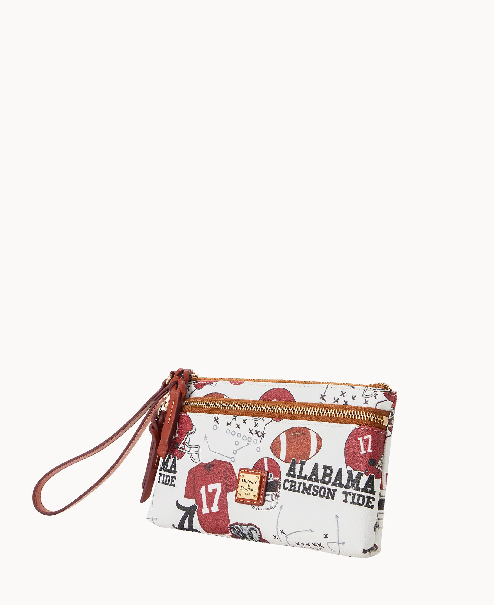 Collegiate University of Alabama Double Zip Wristlet - Image 2