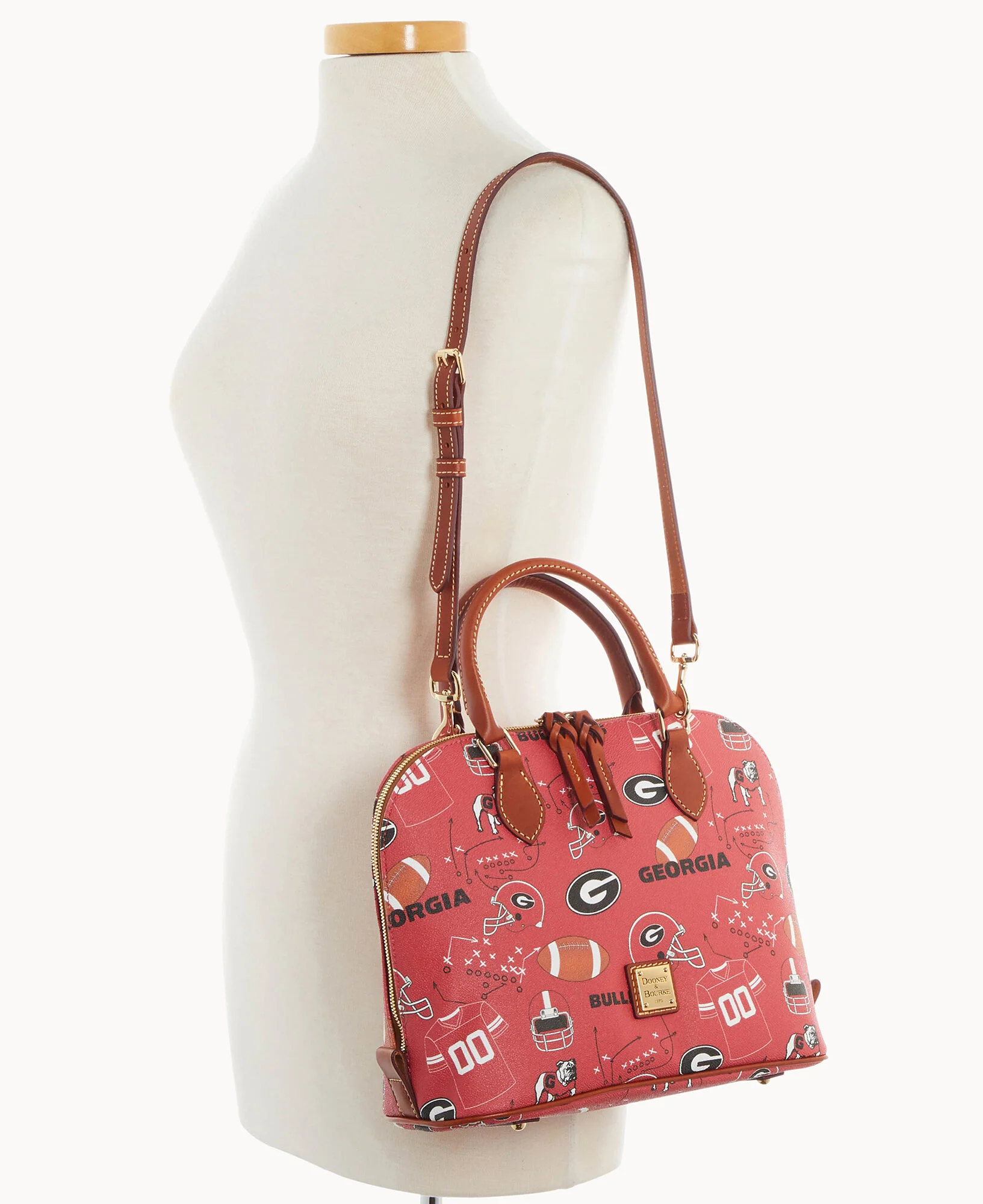 Collegiate University of Georgia Zip Zip Satchel - Image 4