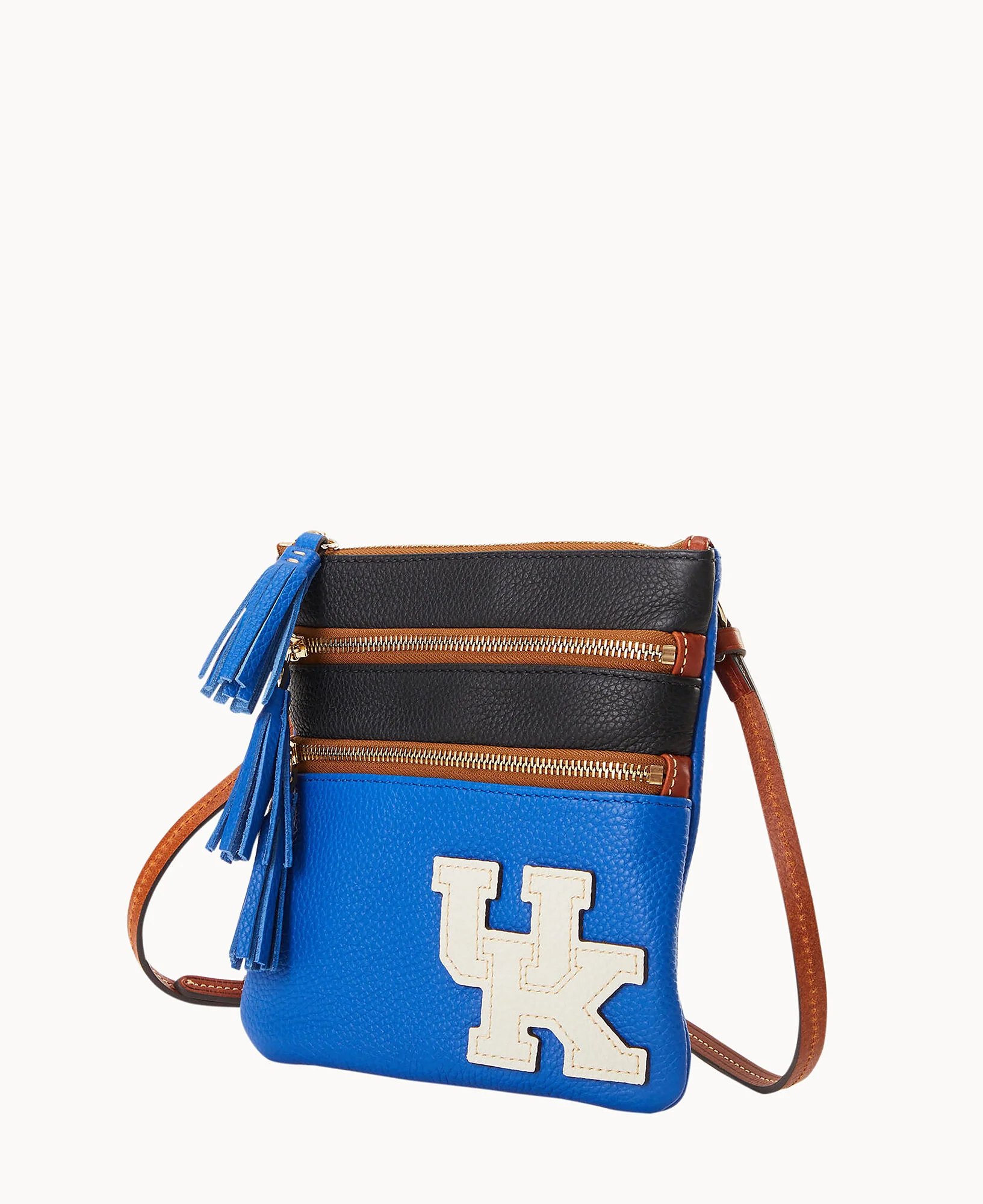 Collegiate University of Kentucky Triple Zip Crossbody - Image 2