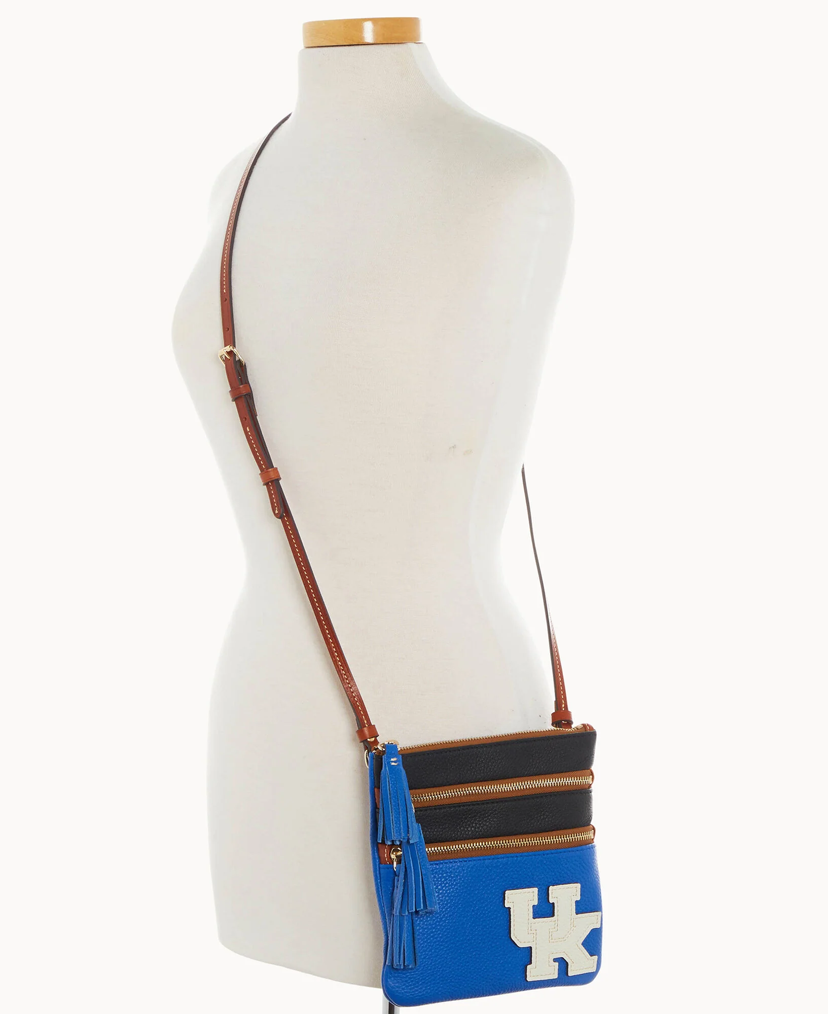 Collegiate University of Kentucky Triple Zip Crossbody - Image 5