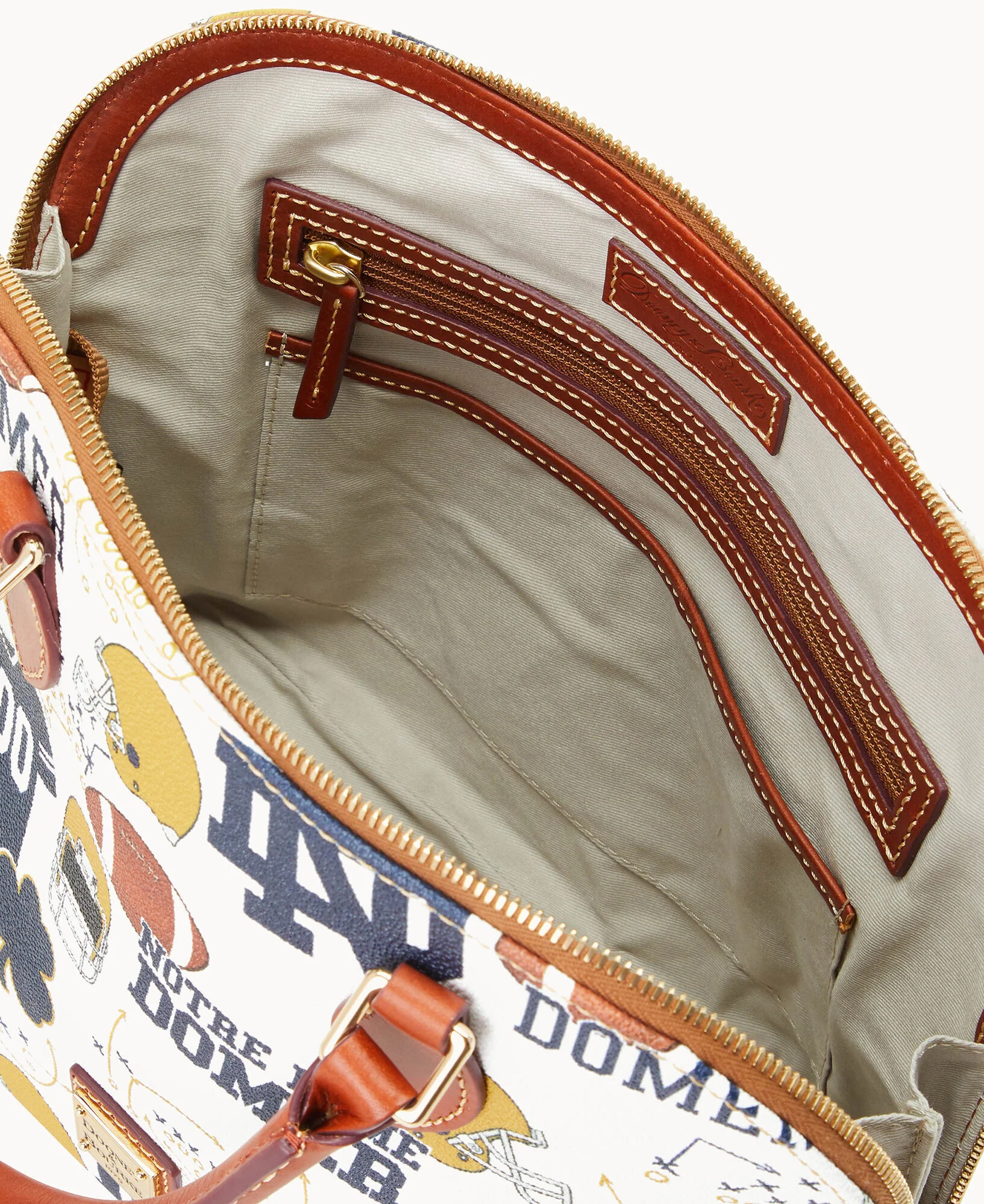 Collegiate University of Notre Dame Zip Zip Satchel - Image 3