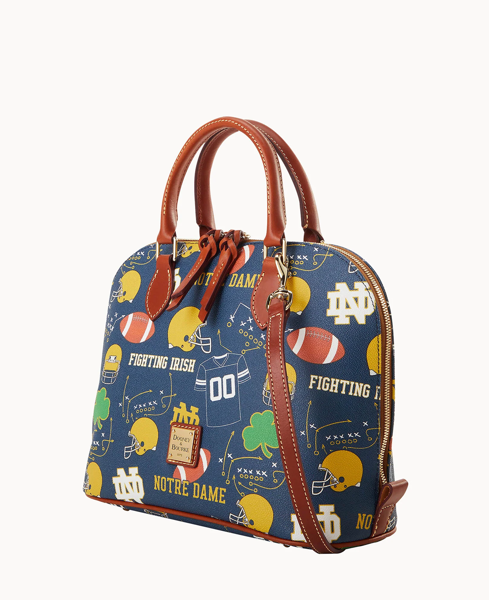 Collegiate University of Notre Dame Zip Zip Satchel - Image 6