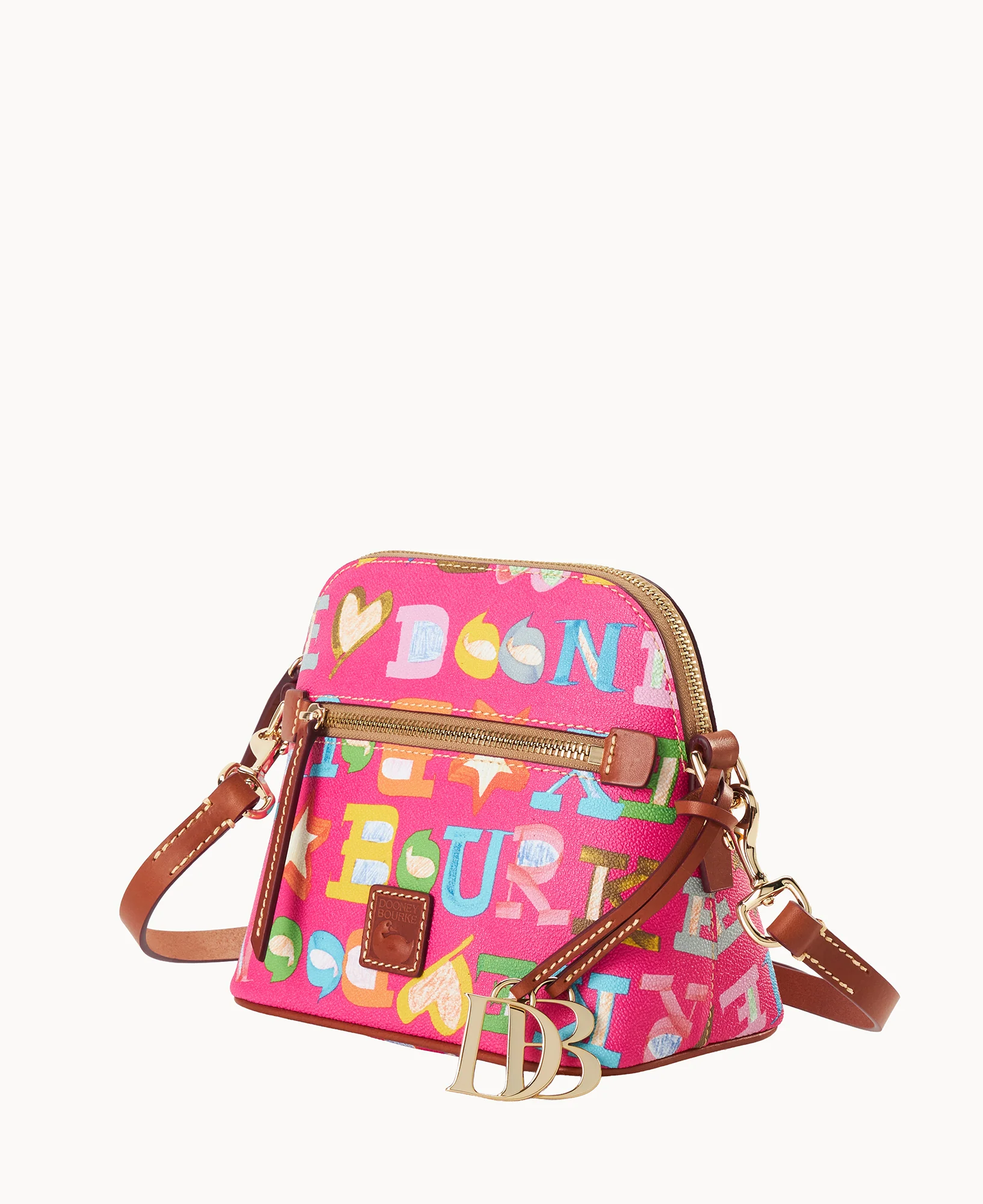 Doodle II Coated Cotton Domed Crossbody - Image 2