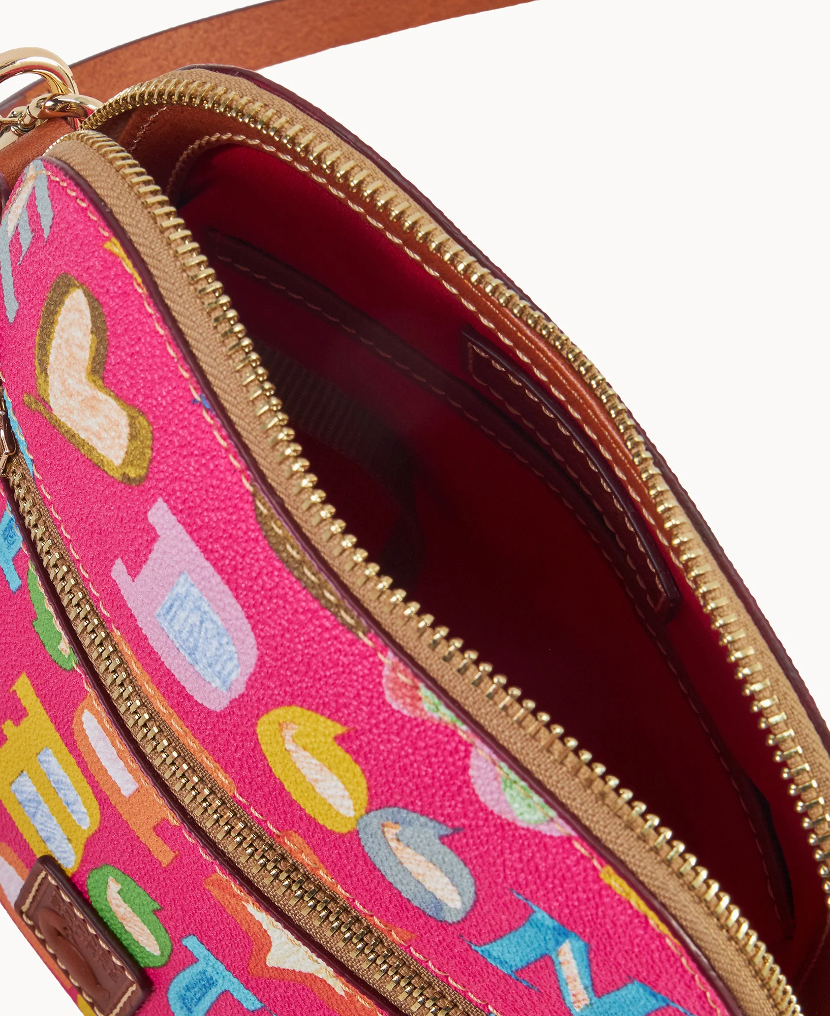 Doodle II Coated Cotton Domed Crossbody - Image 3