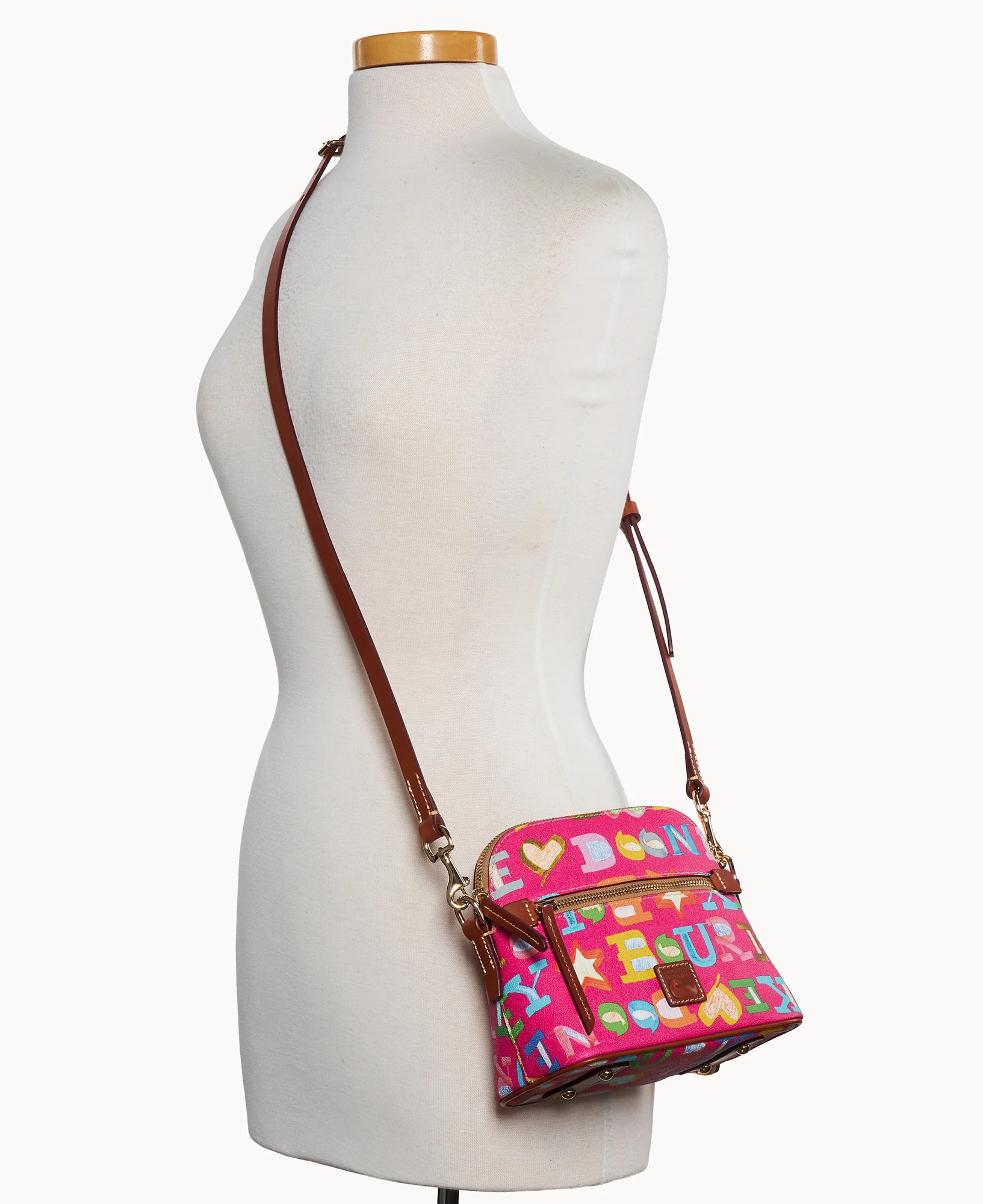 Doodle II Coated Cotton Domed Crossbody - Image 4