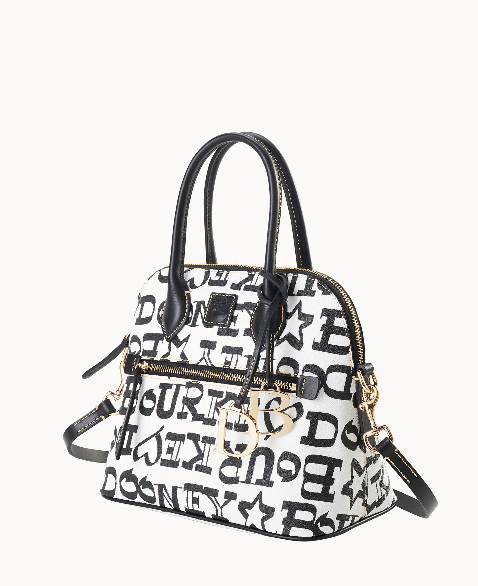 Doodle II Coated Cotton Domed Satchel - Image 2