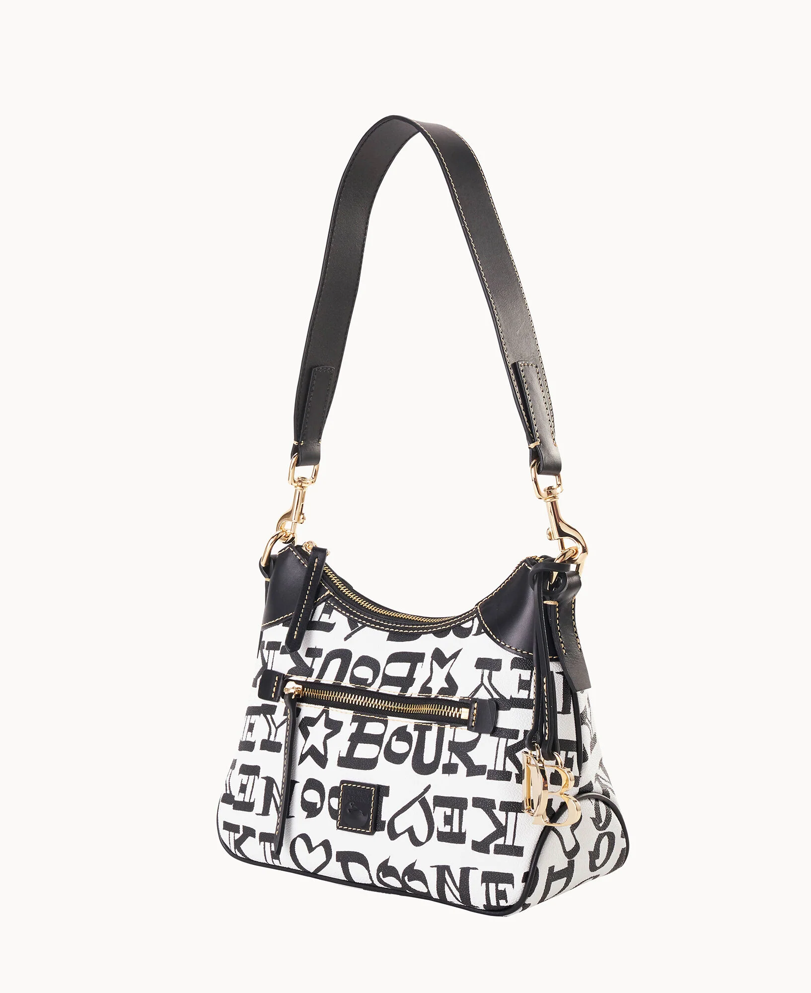 Doodle II Coated Cotton Small Hobo - Image 2