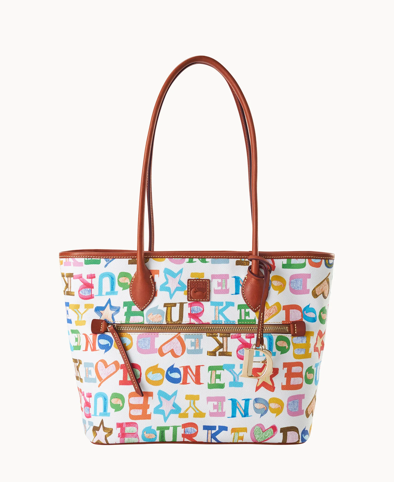 Doodle II Coated Cotton Tote - Image 13