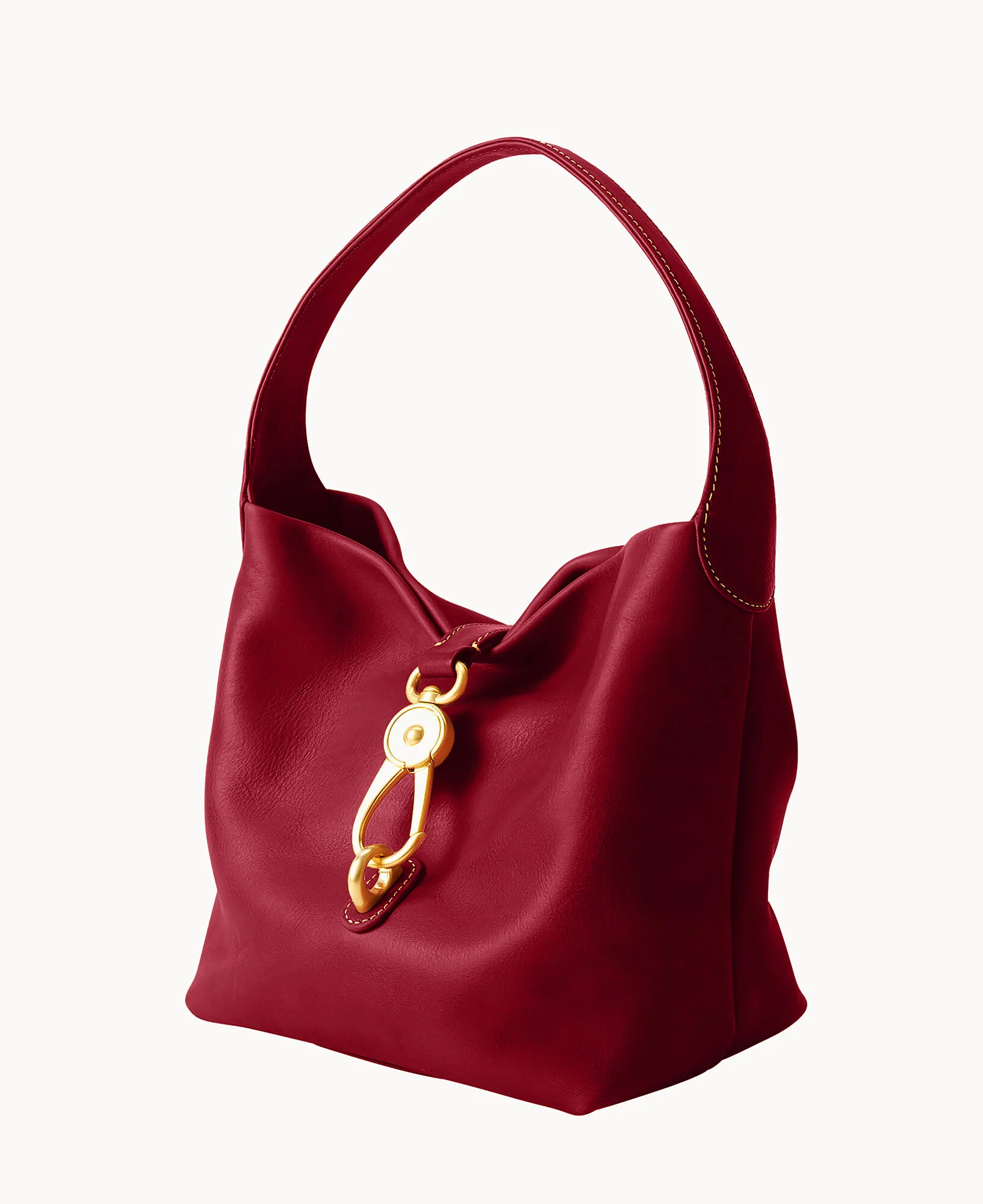 Florentine Logo Lock Hobo - Image 13