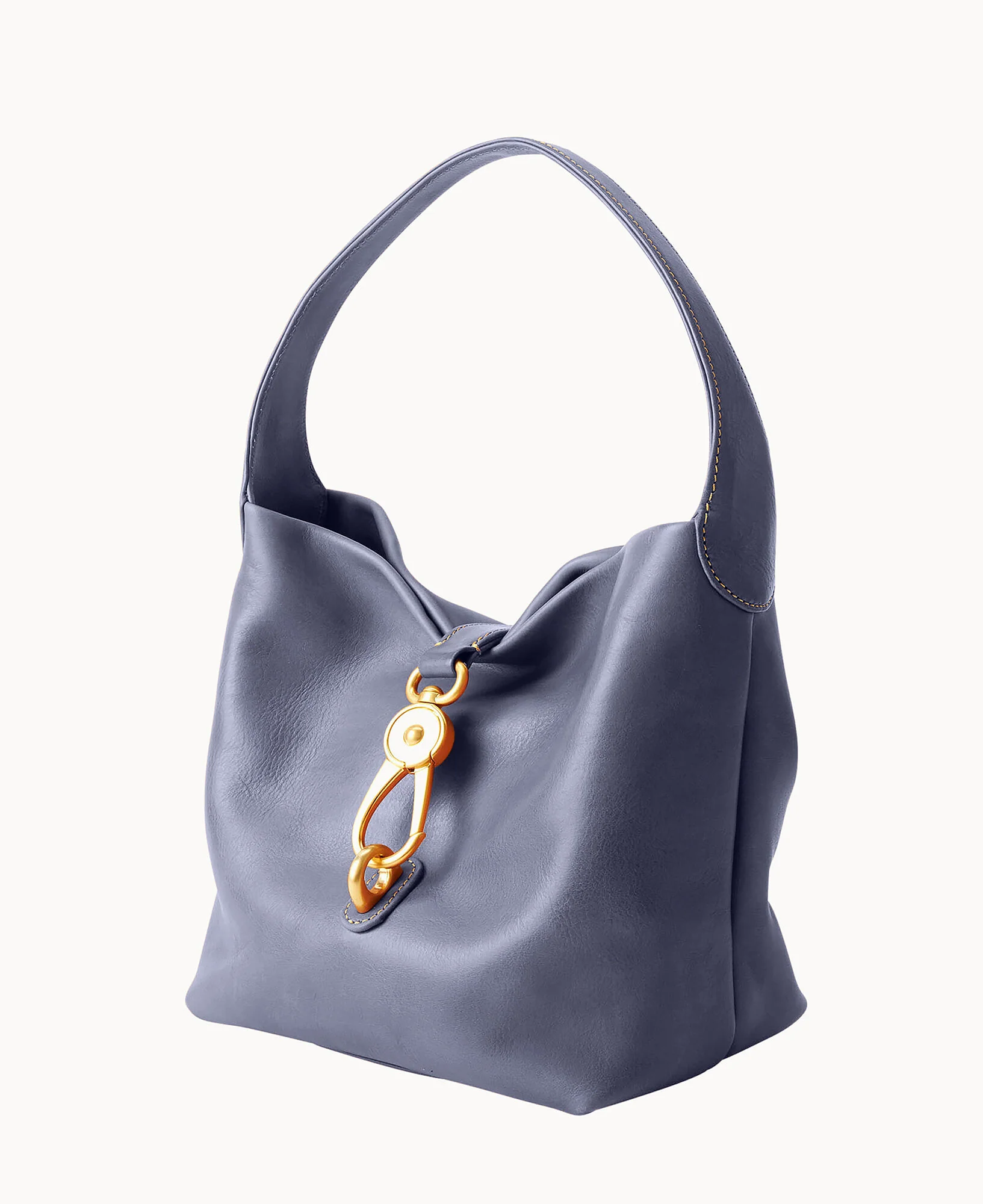 Florentine Logo Lock Hobo - Image 19