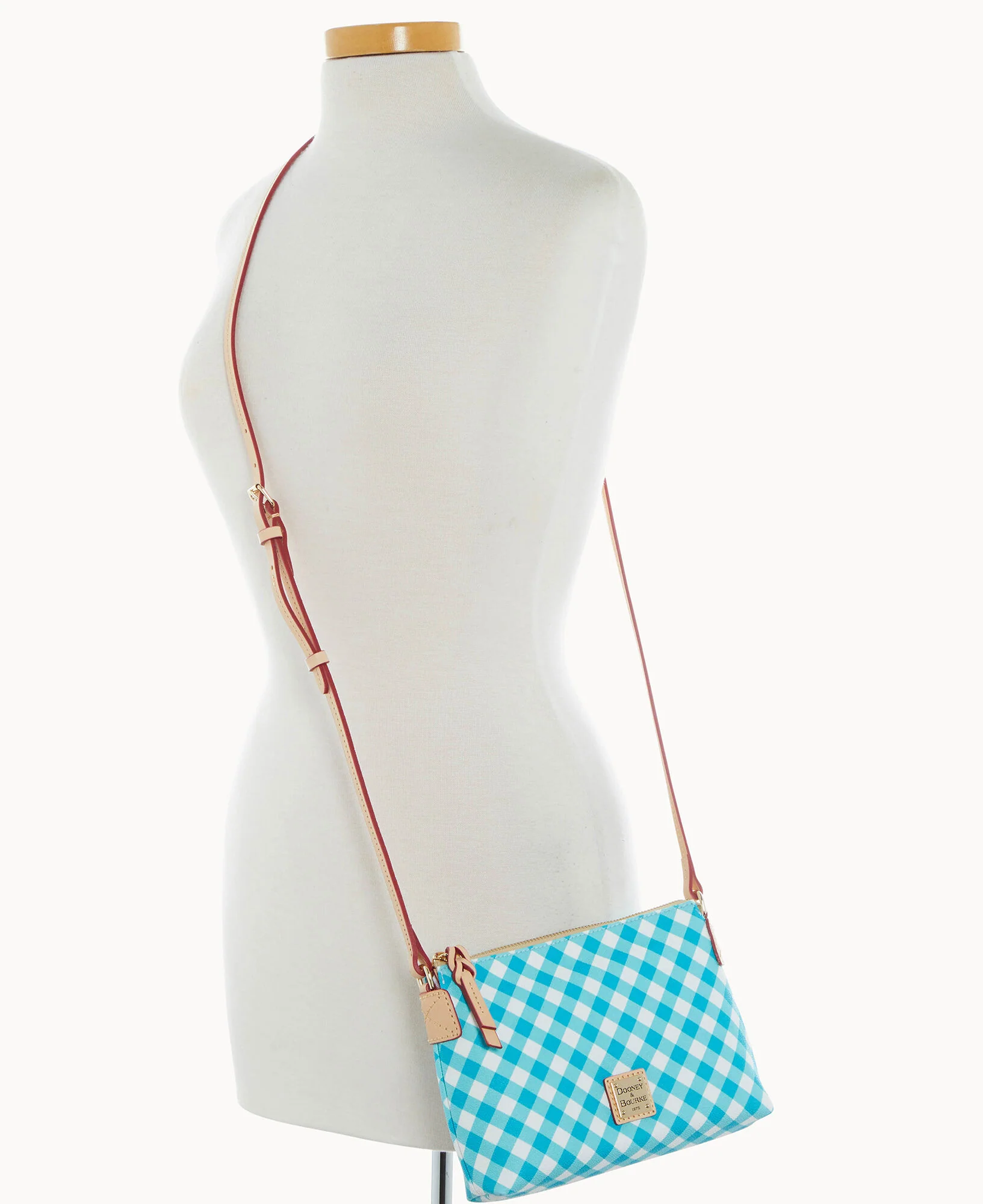 Gingham II Crossbody Pouchette - Image 13