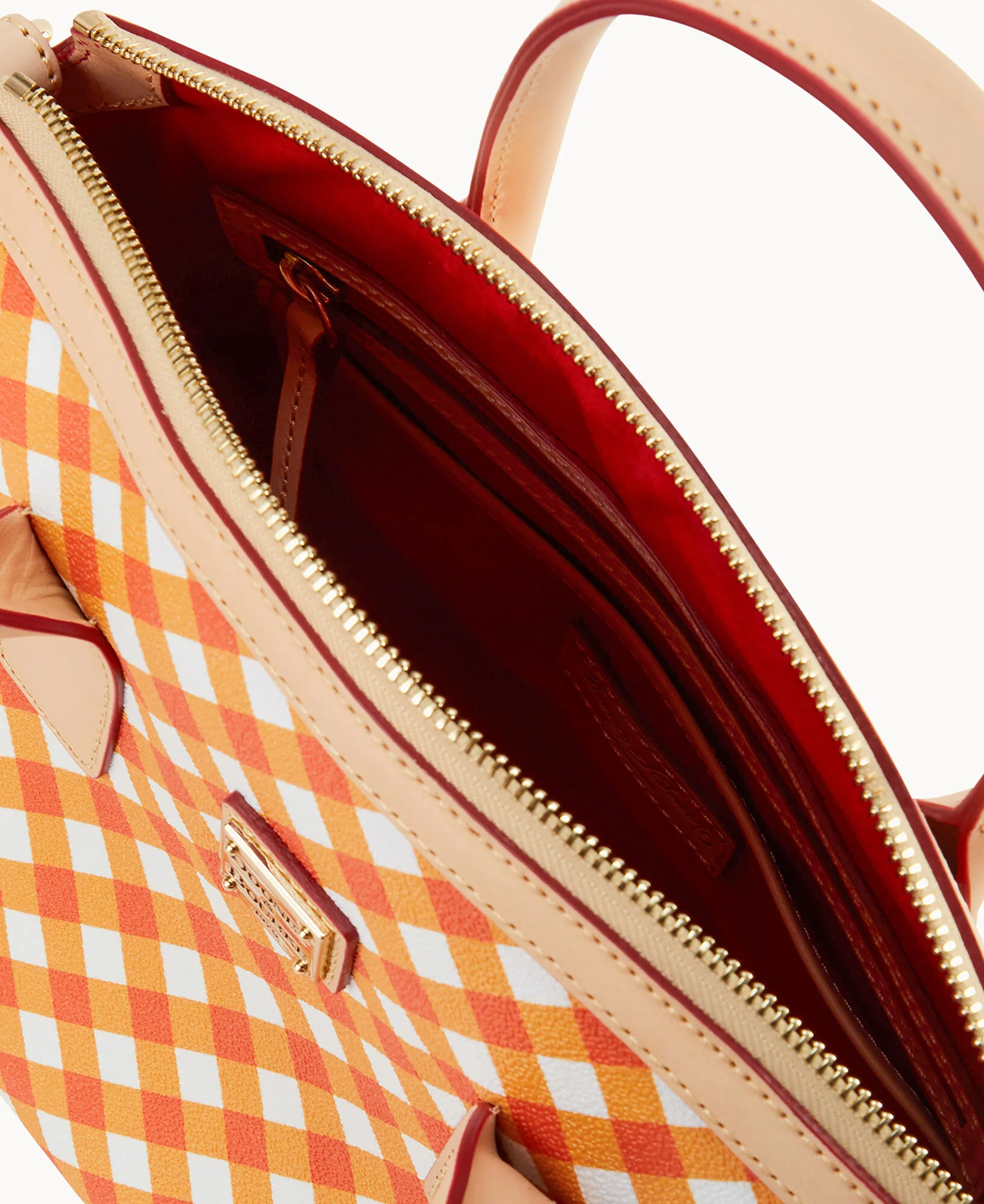 Gingham II Domed Satchel - Image 3