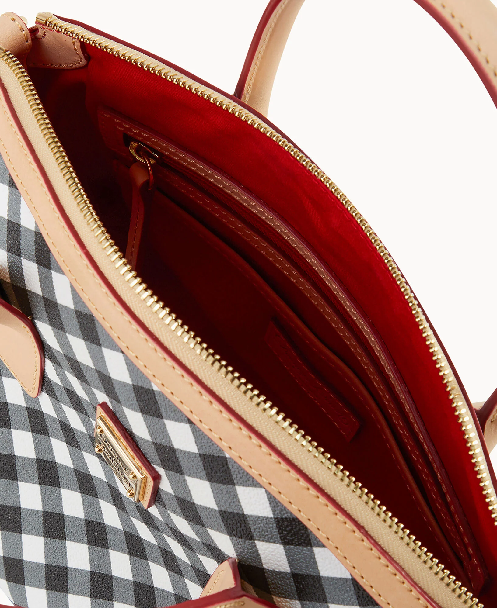 Gingham II Domed Satchel - Image 7