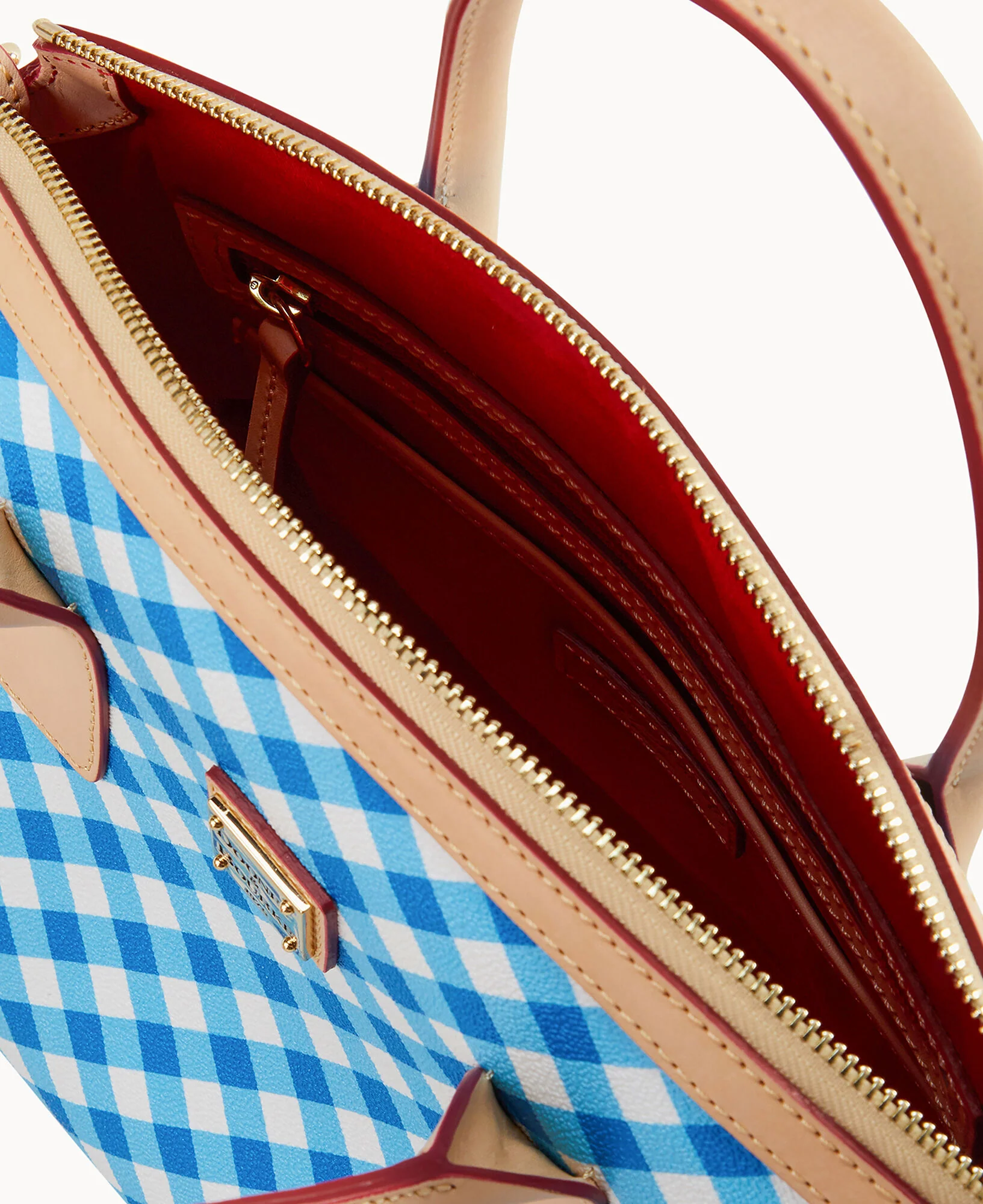 Gingham II Domed Satchel - Image 9