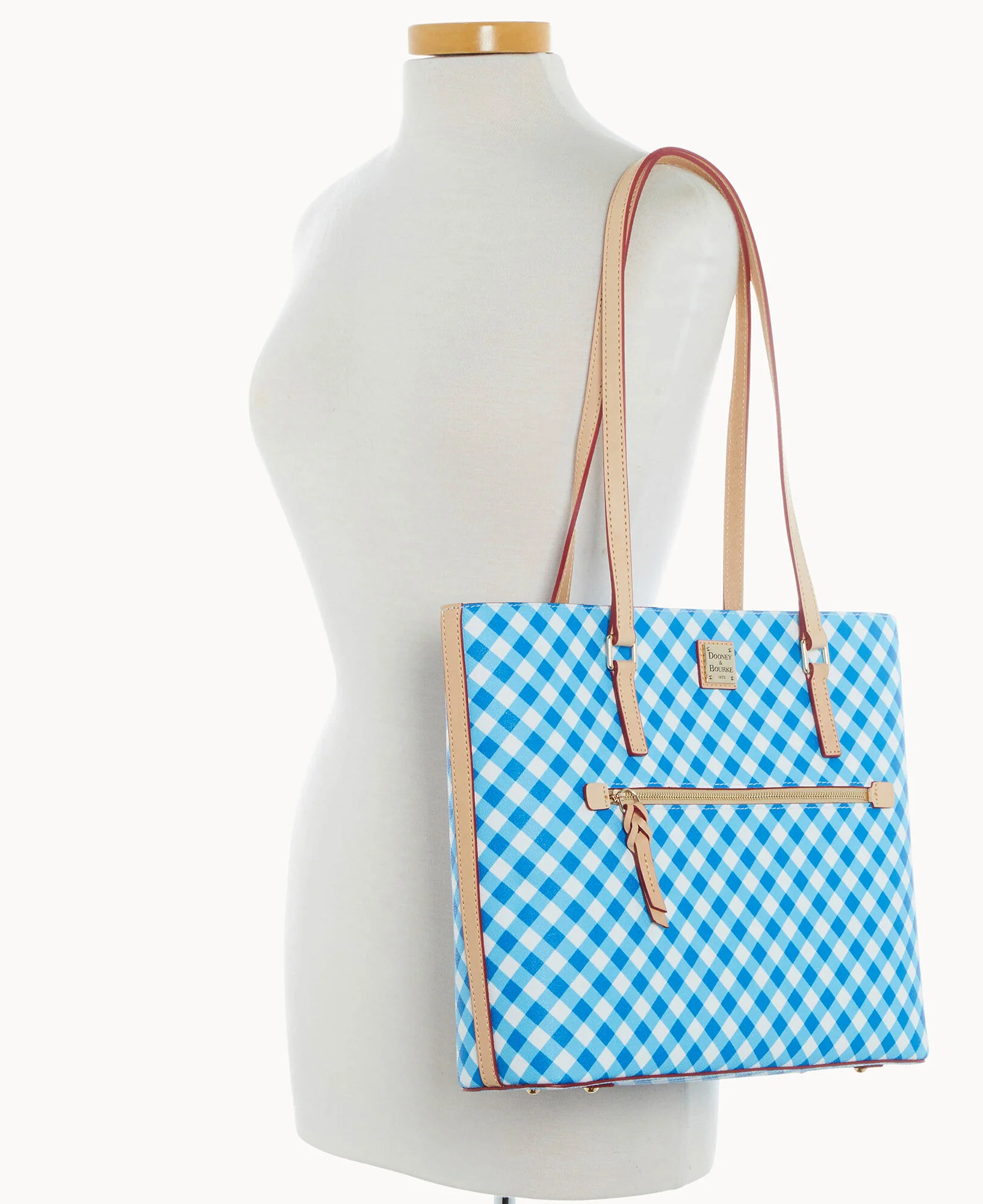 Gingham II Large Shopper - Image 10