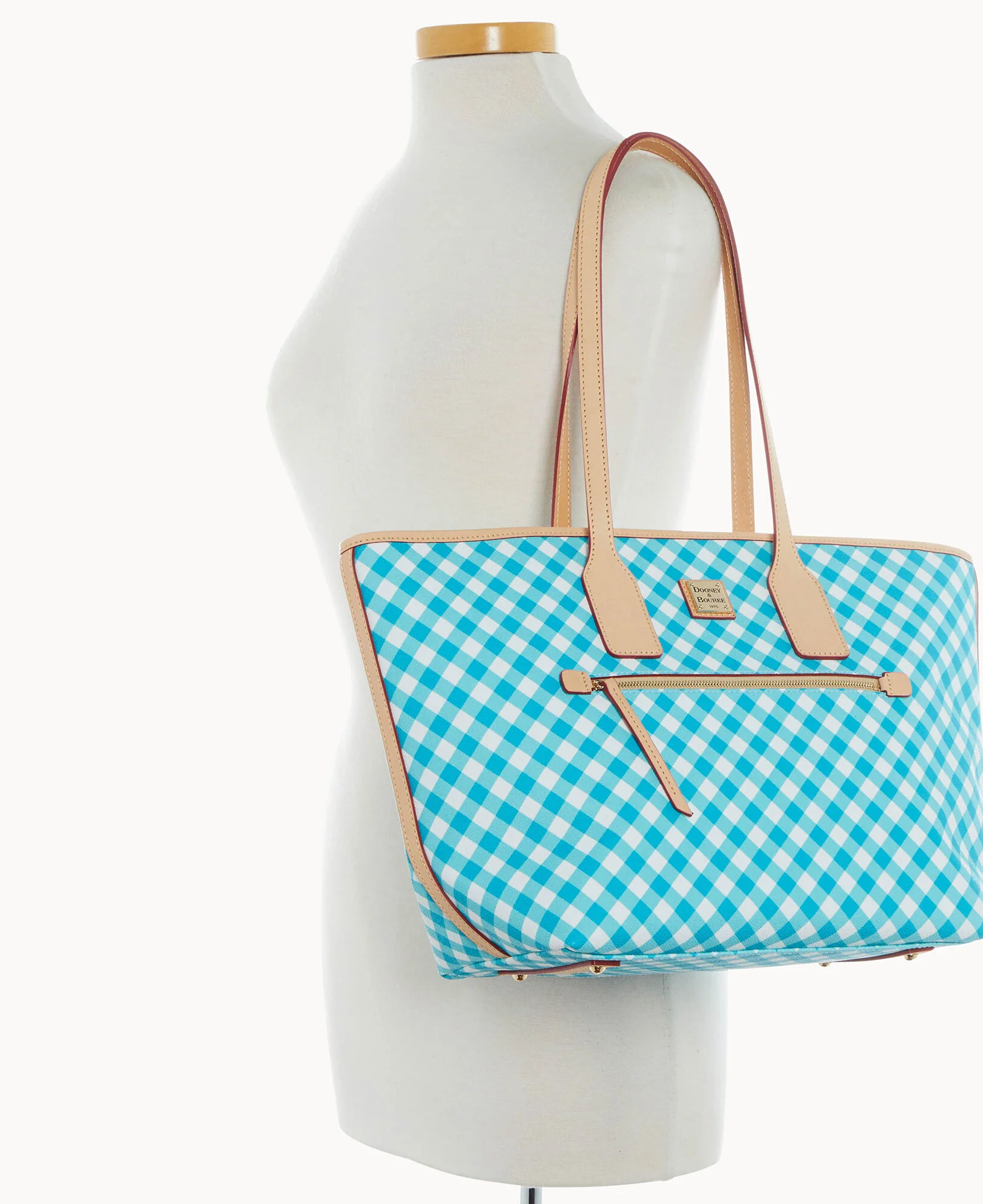 Gingham II Large Tote - Image 4