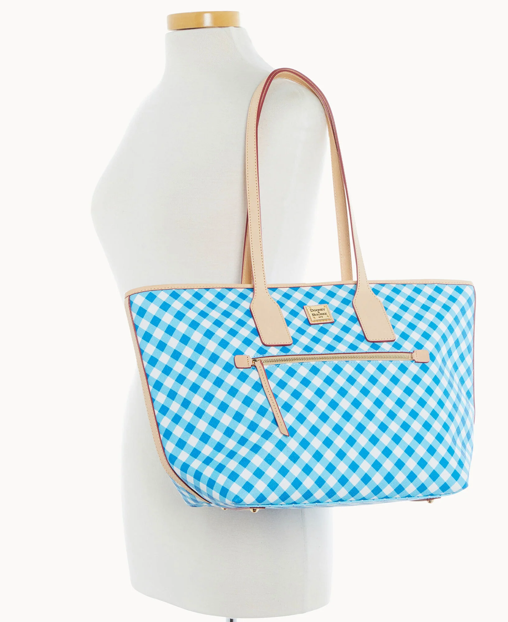 Gingham II Large Tote - Image 8