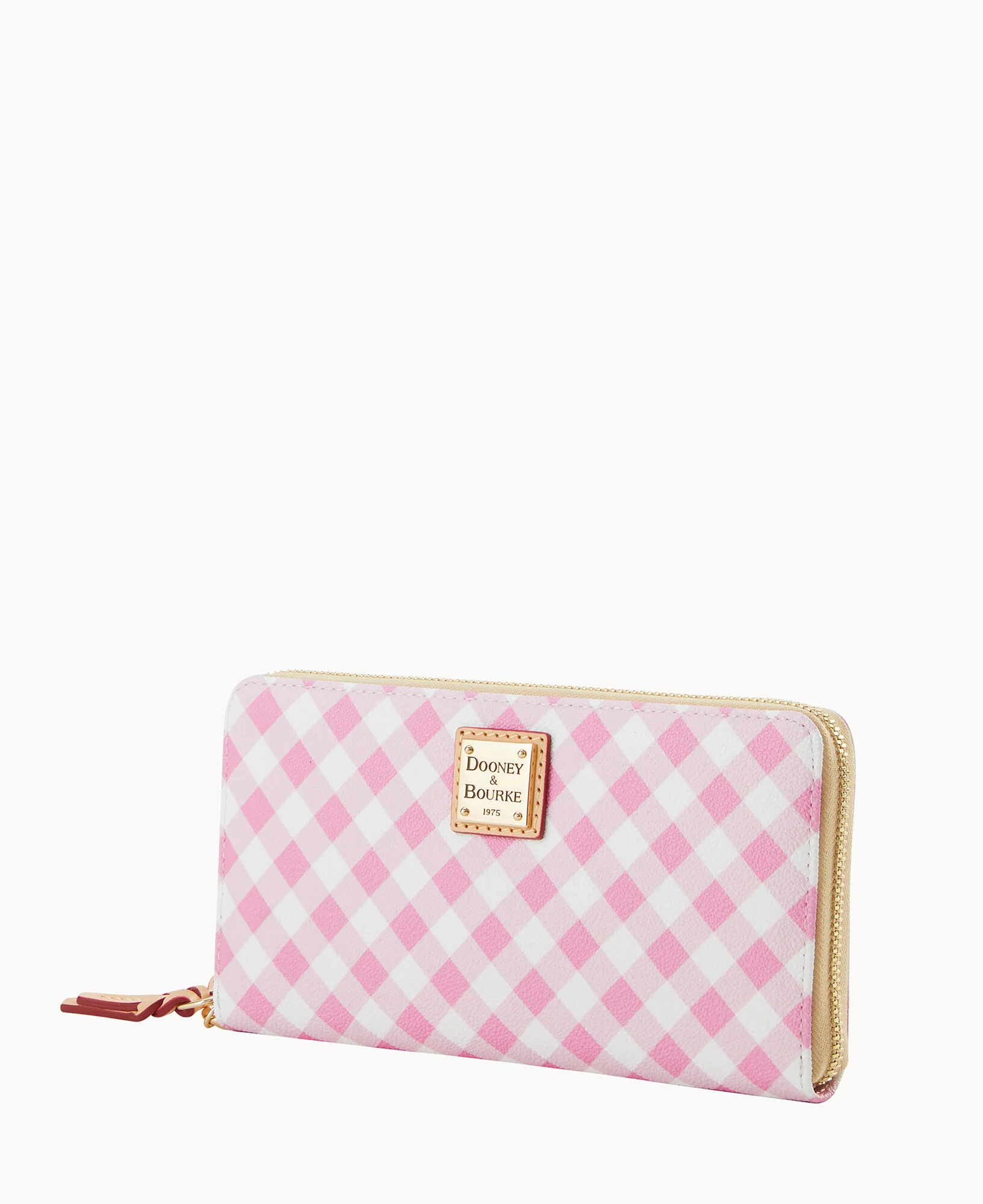 Gingham II Large Zip Around Wristlet - Image 11