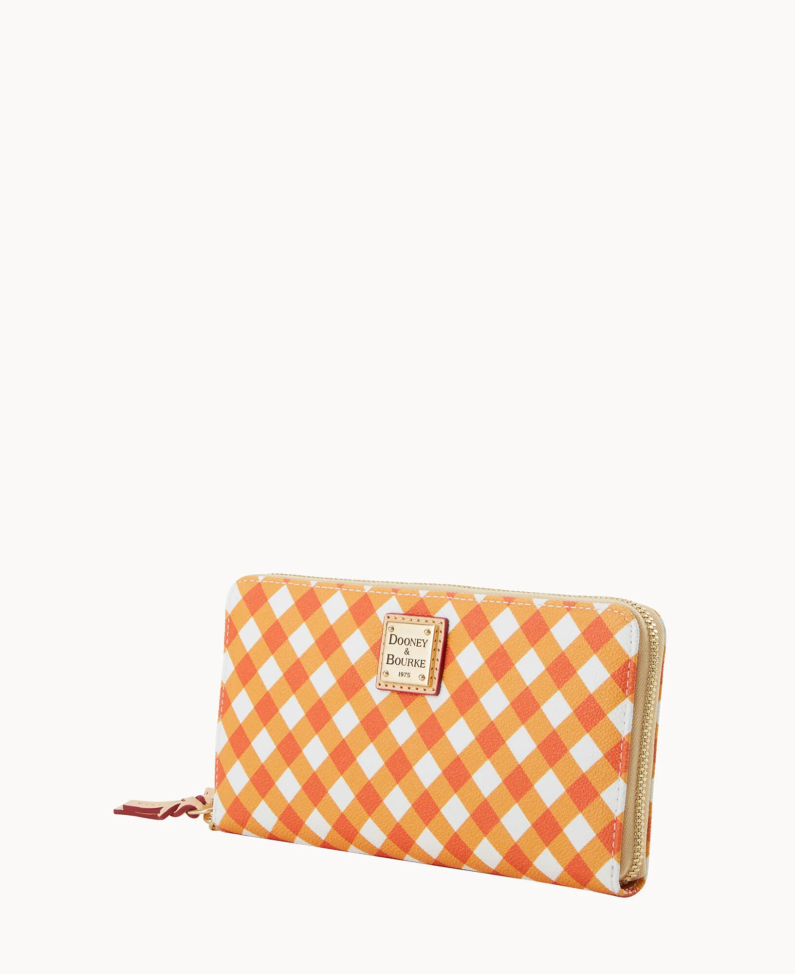 Gingham II Large Zip Around Wristlet - Image 2