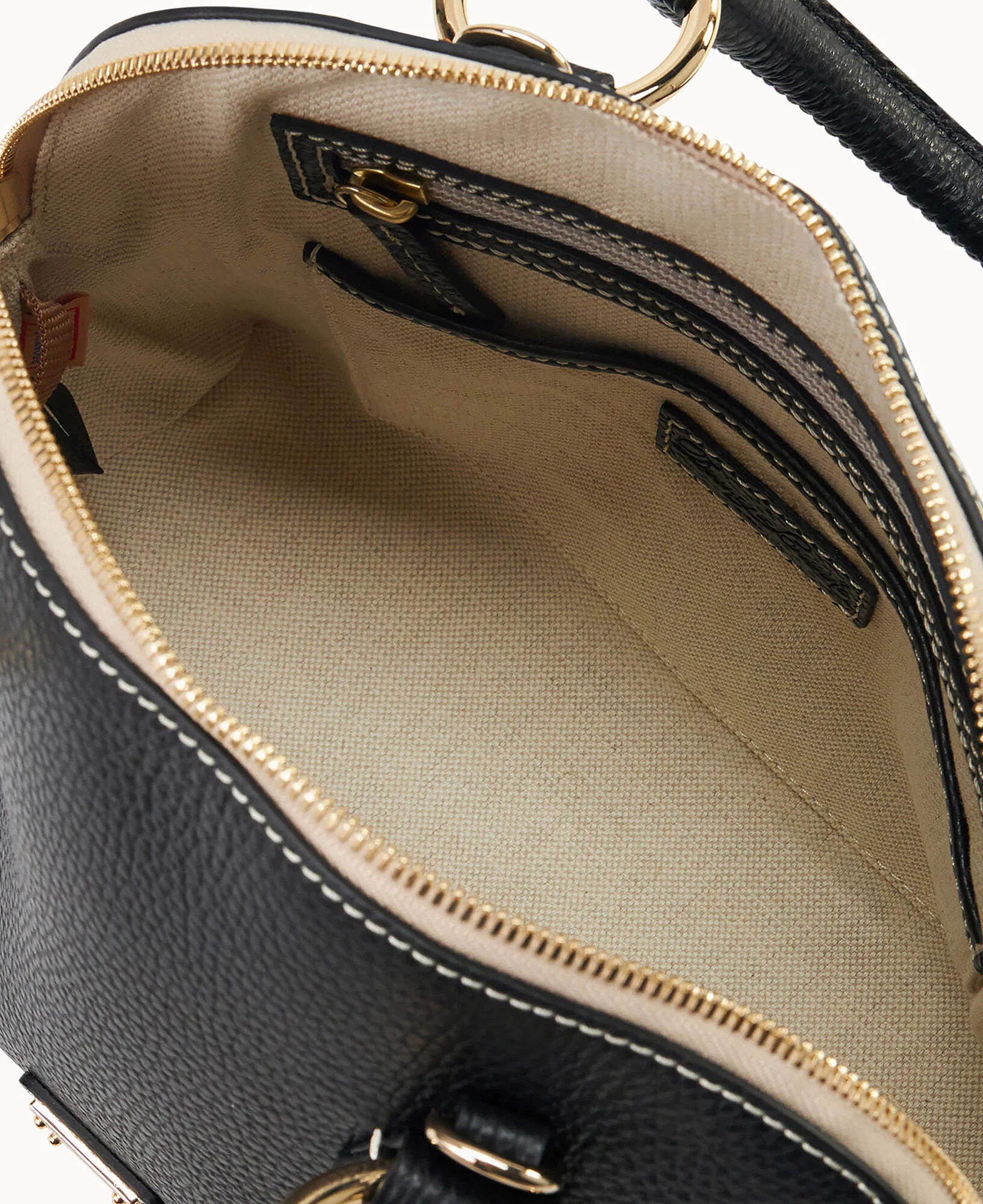 Lucca Leather Domed Satchel - Image 3