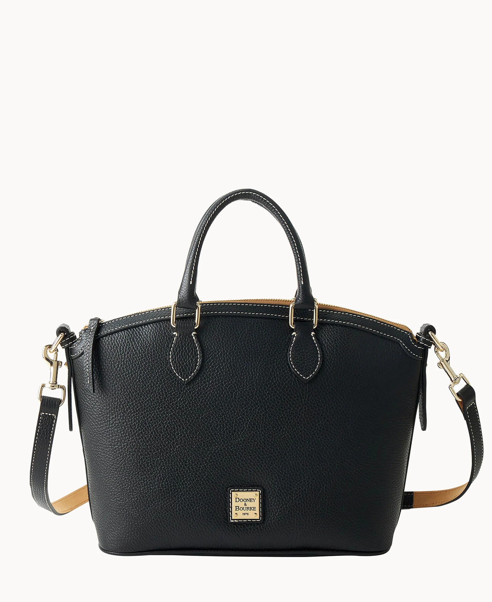 Lucca Leather Domed Satchel