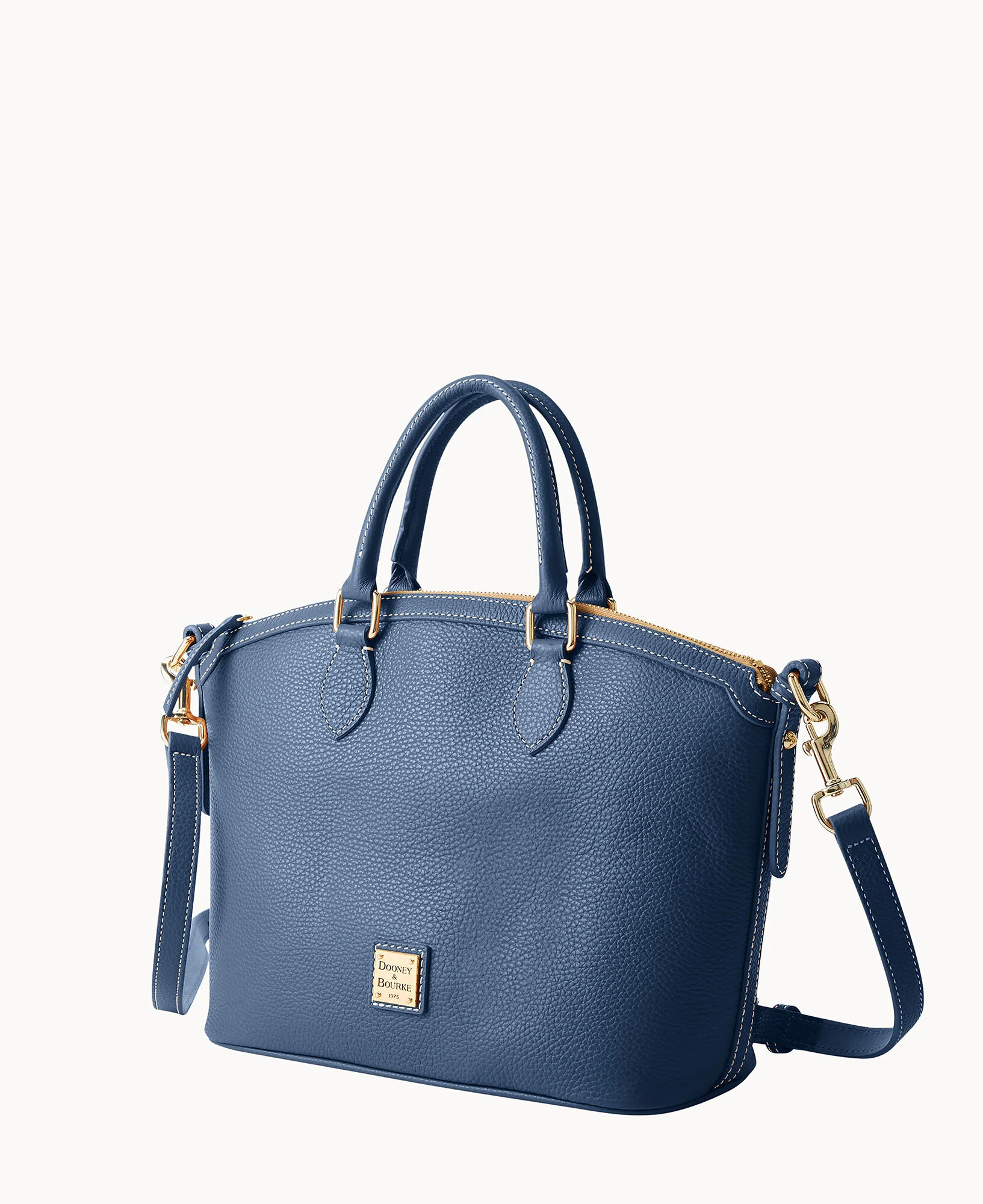Lucca Leather Domed Satchel - Image 23