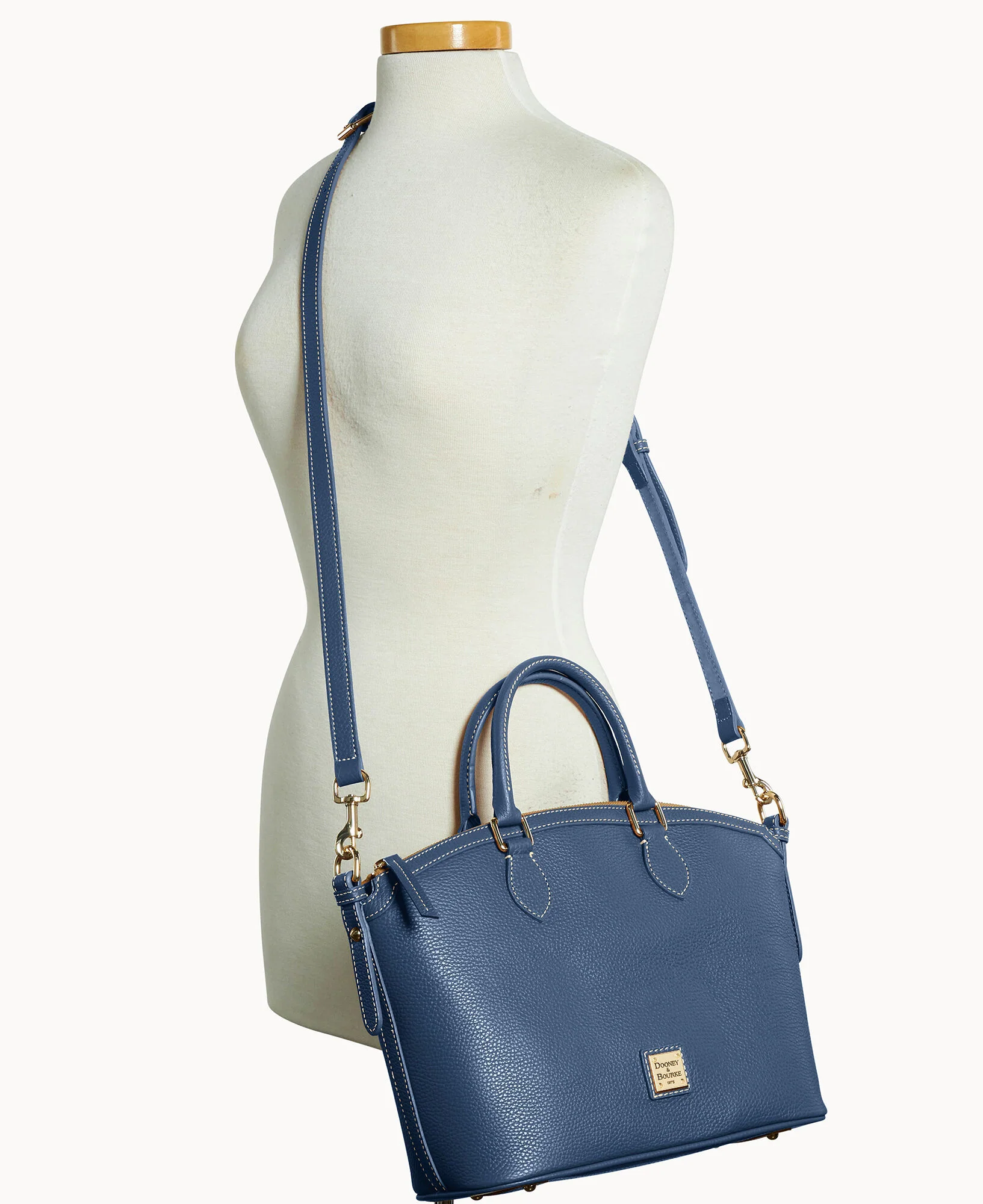 Lucca Leather Domed Satchel - Image 25