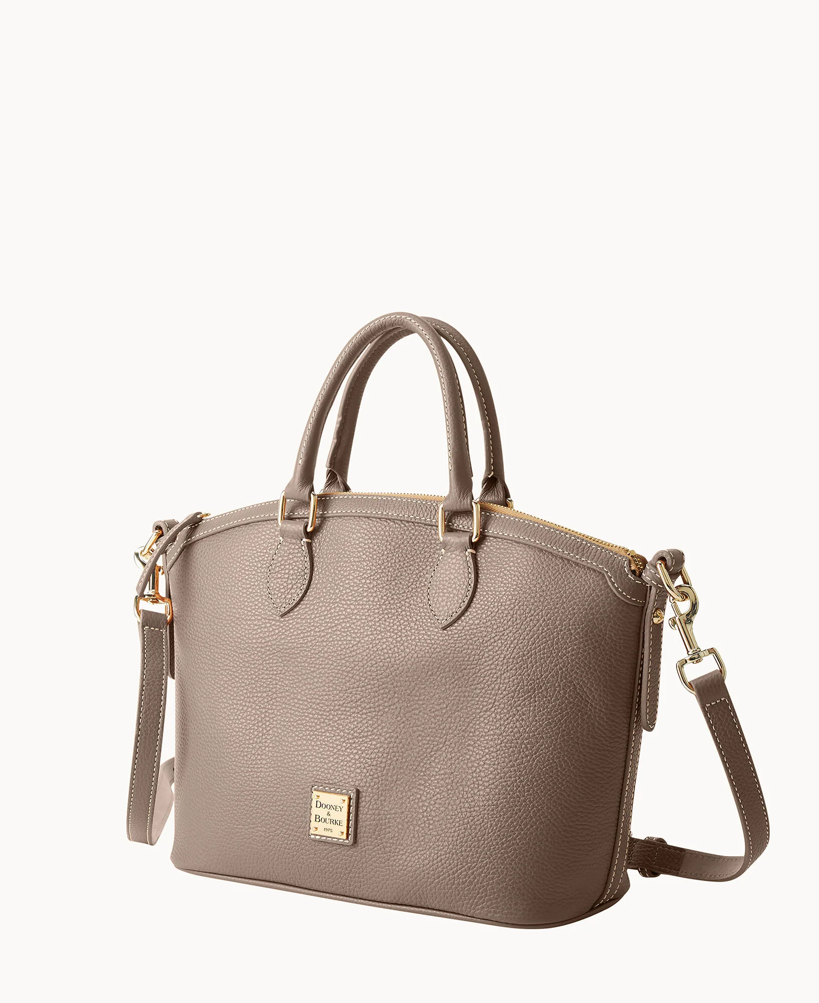 Lucca Leather Domed Satchel - Image 26