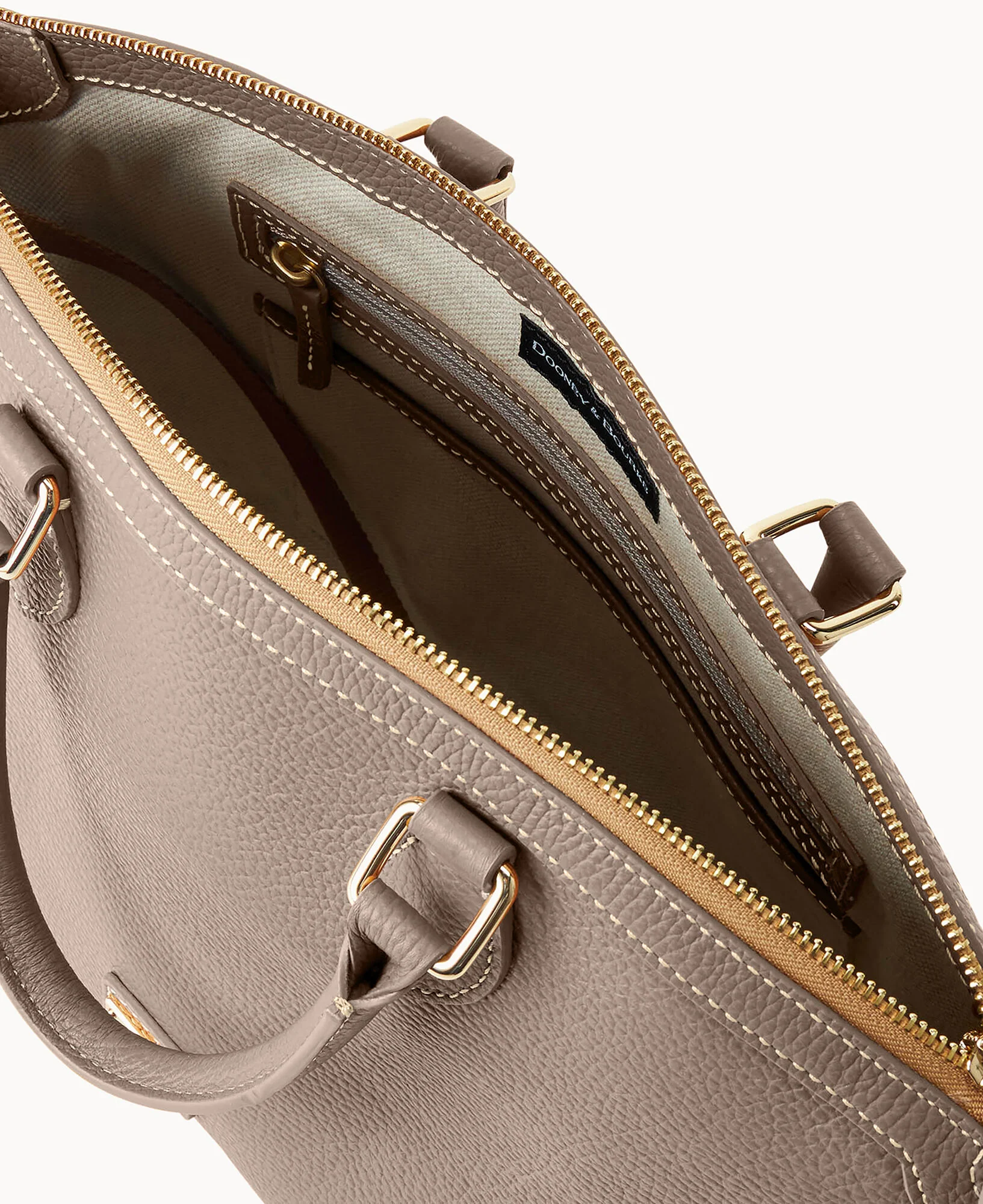 Lucca Leather Domed Satchel - Image 27