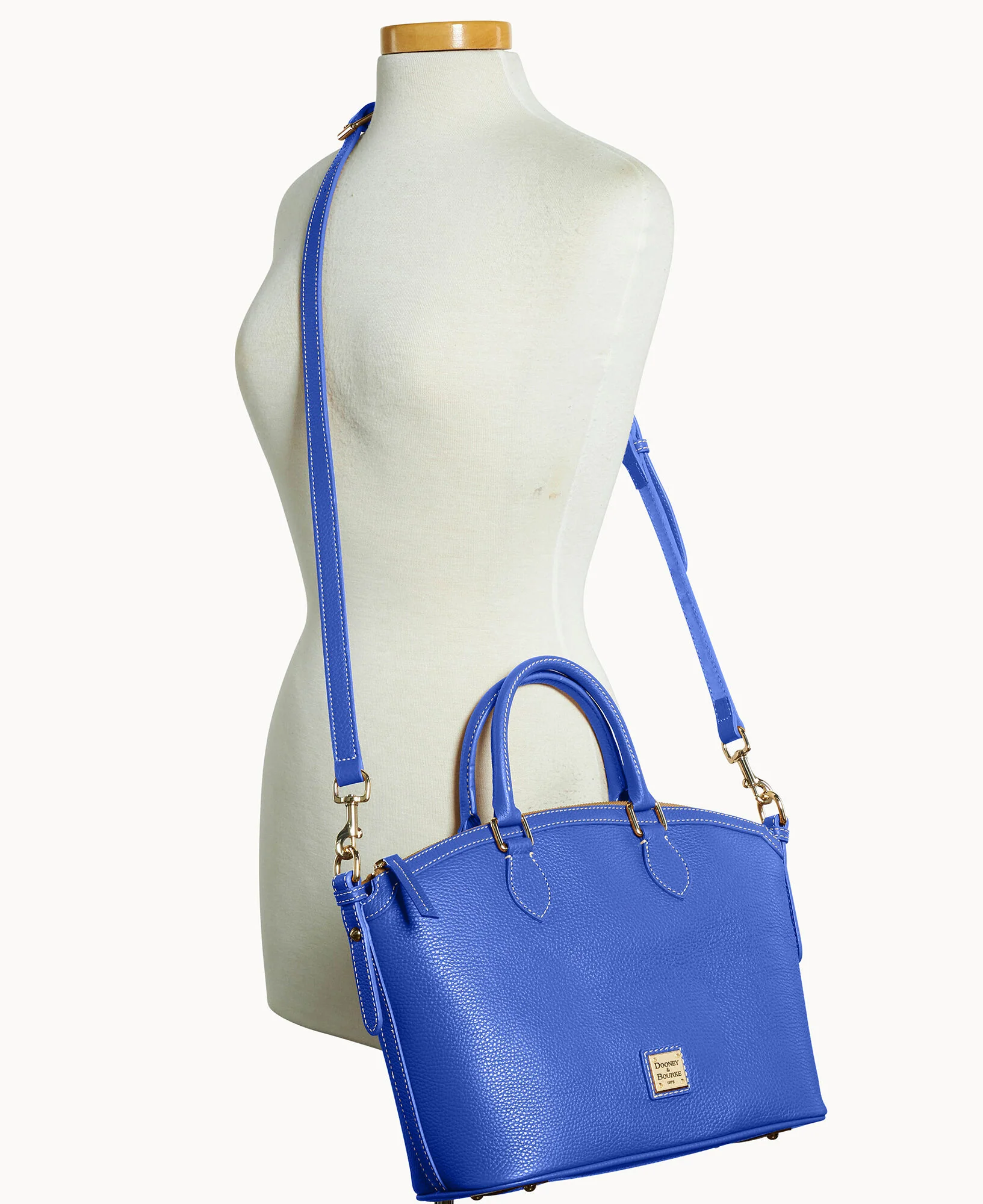 Lucca Leather Domed Satchel - Image 34