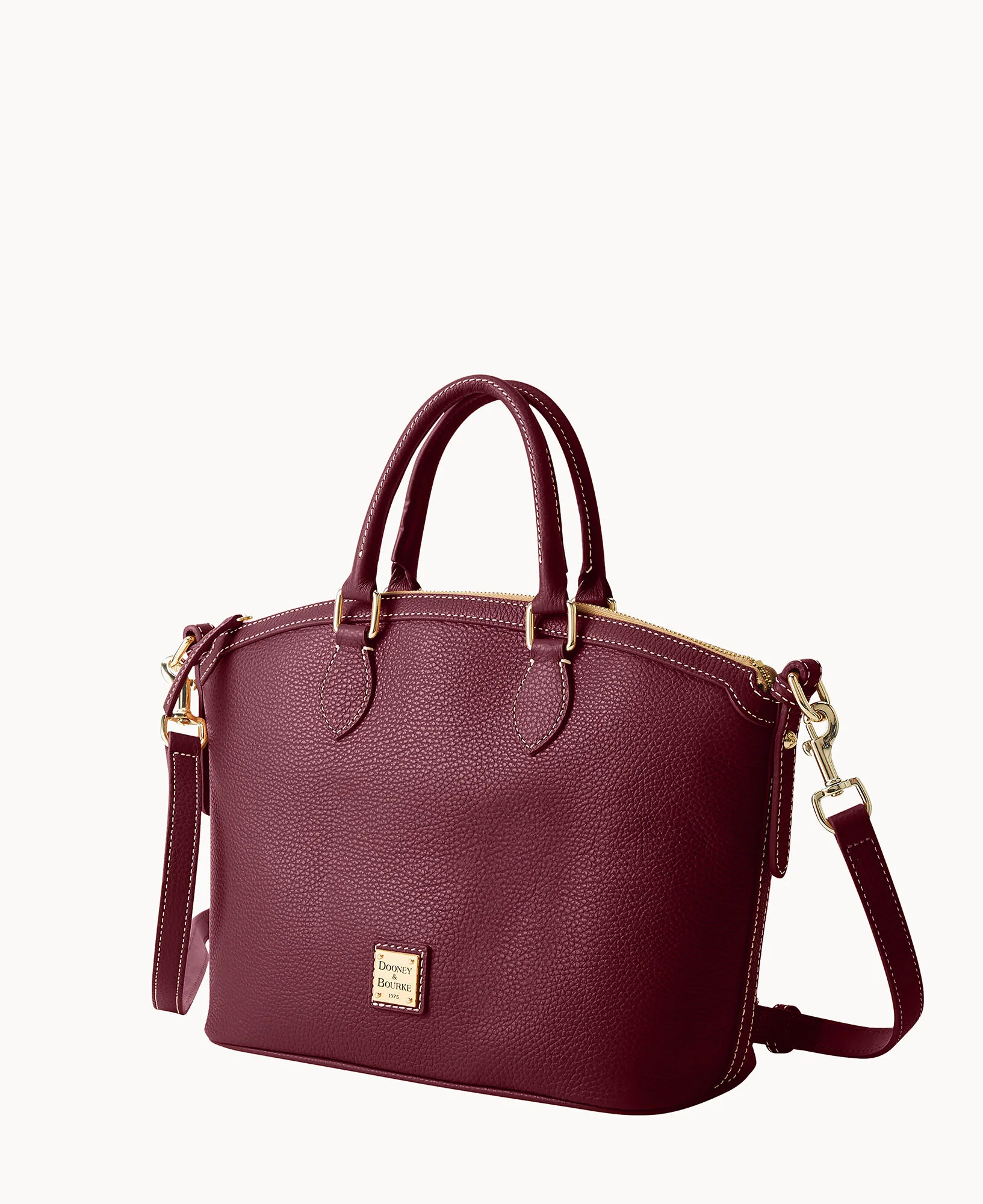 Lucca Leather Domed Satchel - Image 39