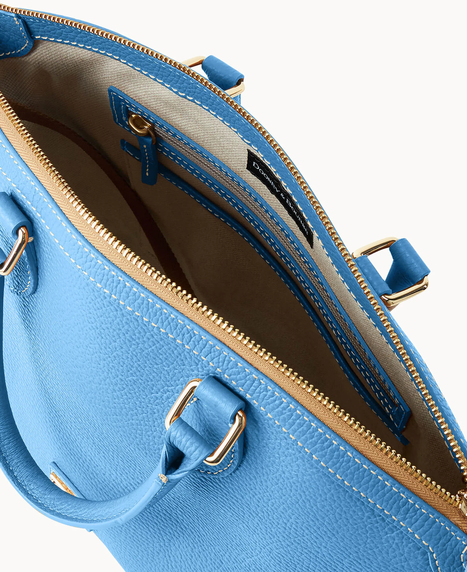 Lucca Leather Domed Satchel - Image 43