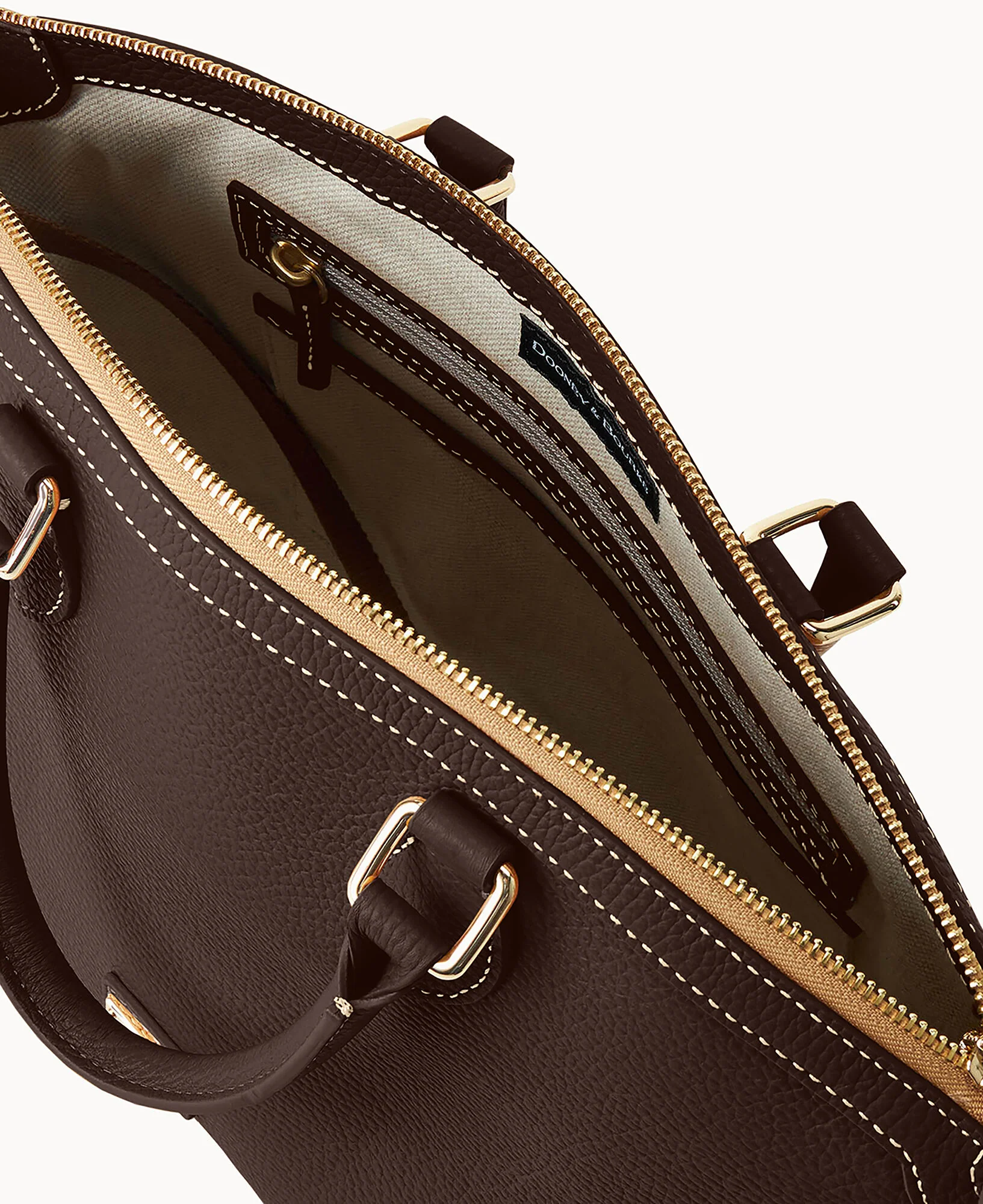 Lucca Leather Domed Satchel - Image 47