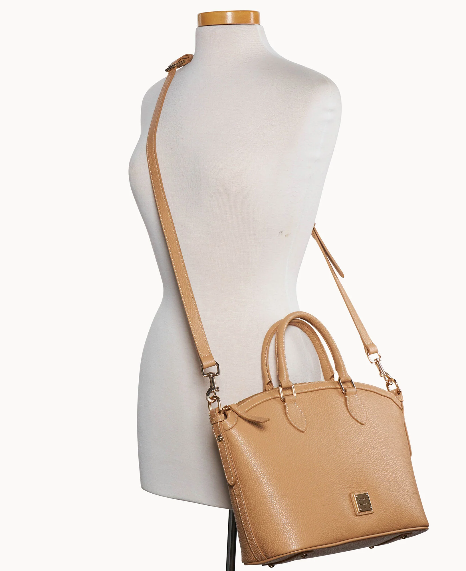 Lucca Leather Domed Satchel - Image 51