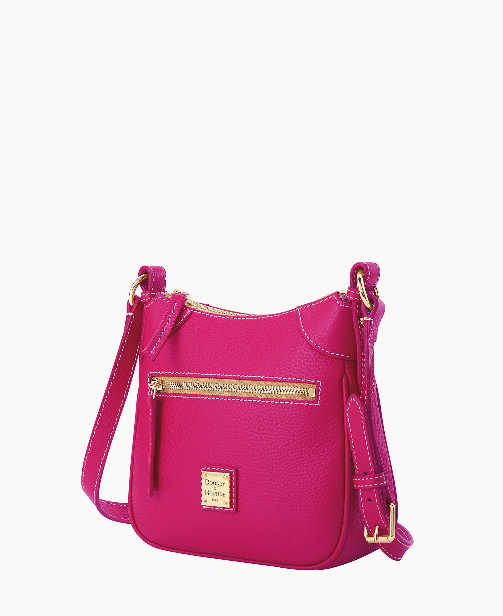 Lucca Leather Front Zip Crossbody - Image 10