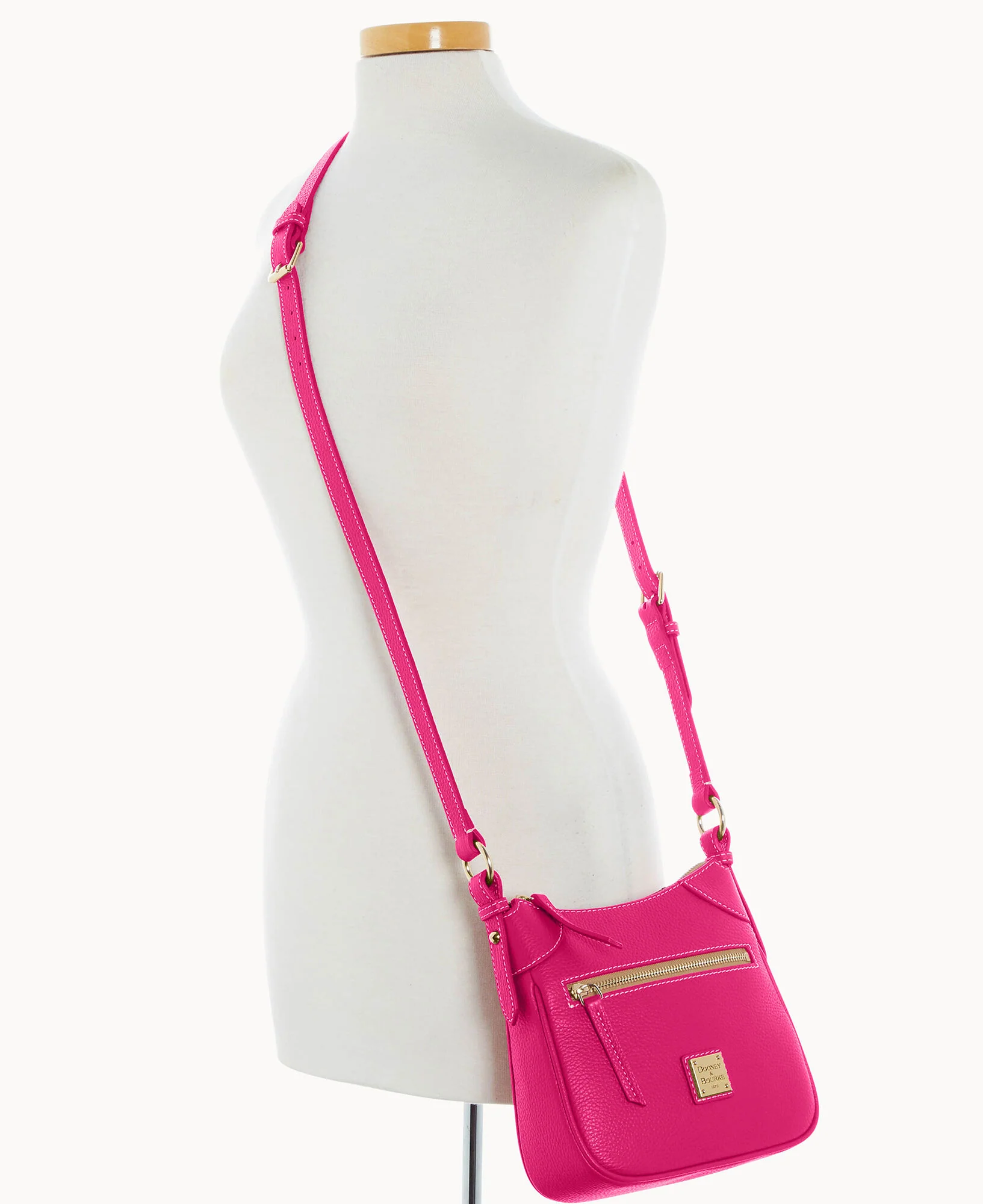 Lucca Leather Front Zip Crossbody - Image 12