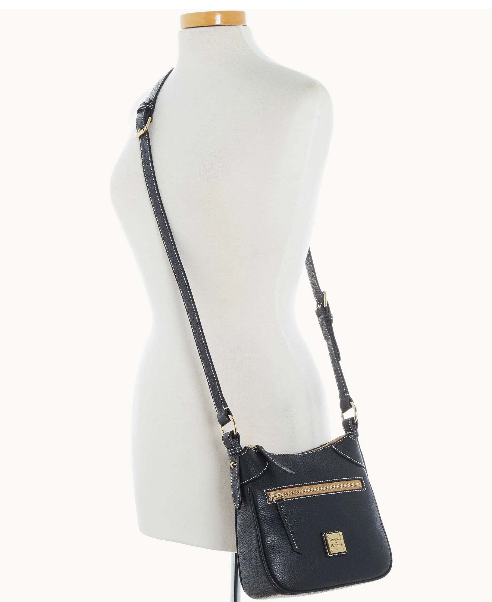 Lucca Leather Front Zip Crossbody - Image 16