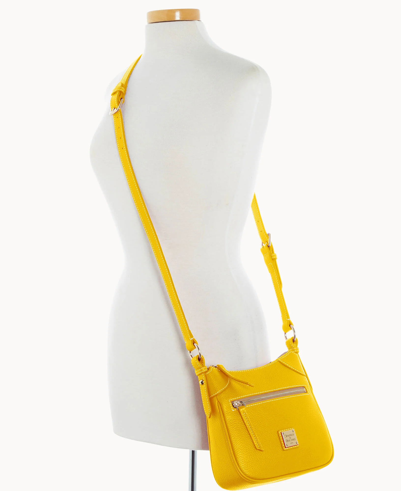 Lucca Leather Front Zip Crossbody - Image 19