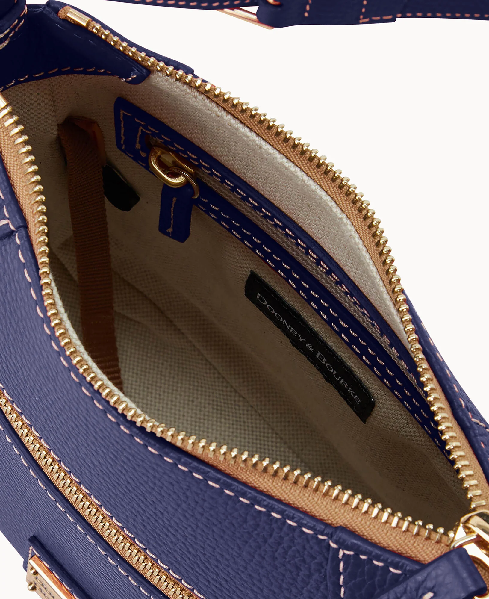 Lucca Leather Front Zip Crossbody - Image 3