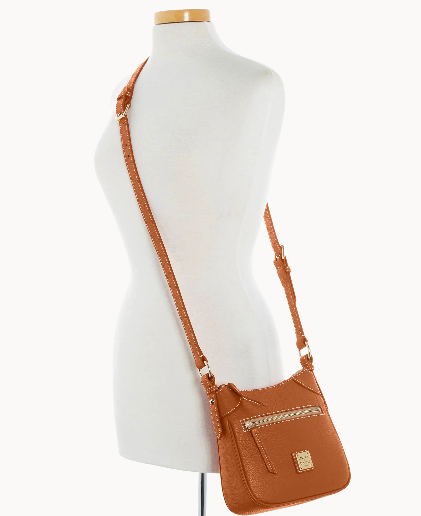 Lucca Leather Front Zip Crossbody - Image 30
