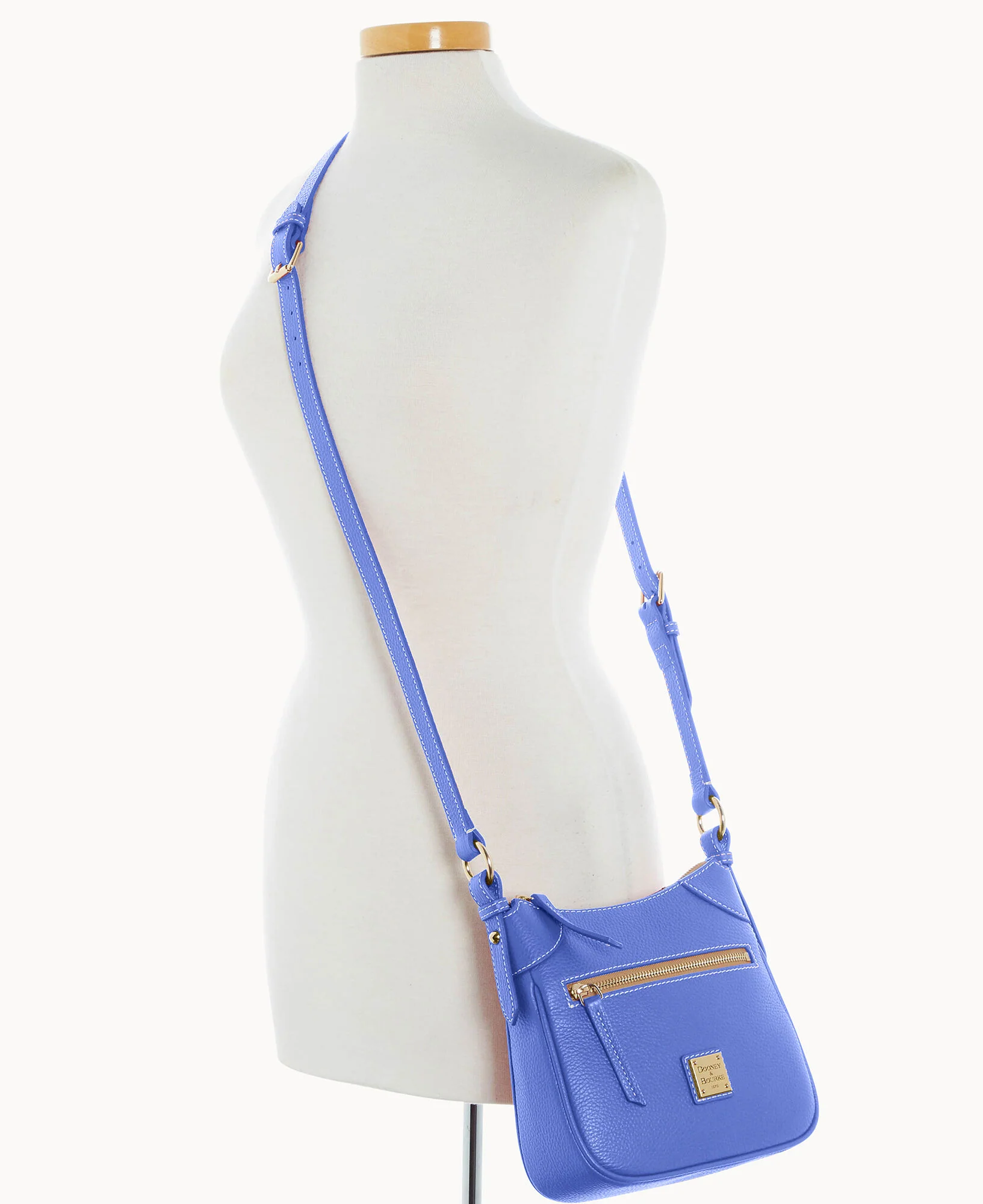 Lucca Leather Front Zip Crossbody - Image 34
